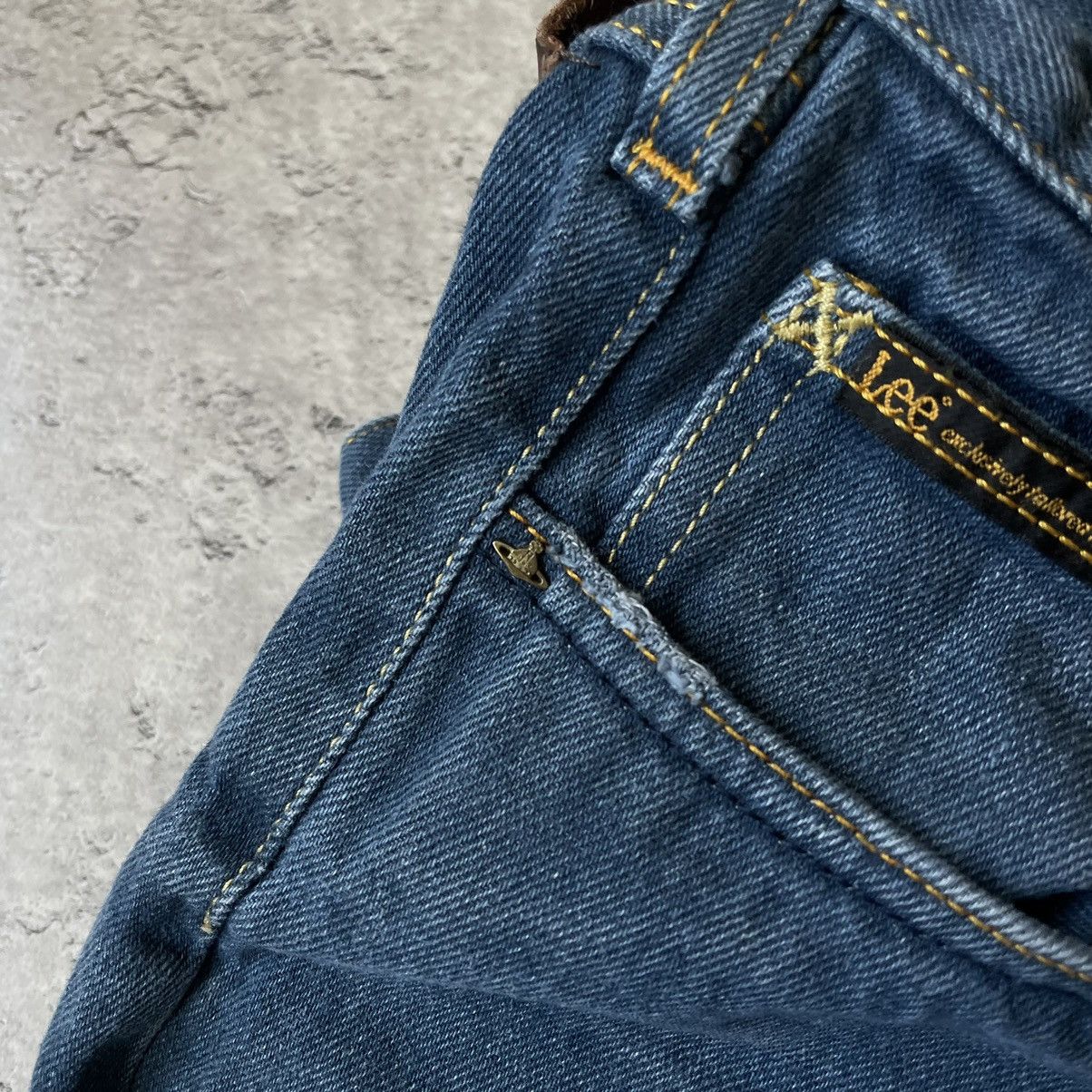 Lee × Vivienne Westwood Vintage LeeXViviene Weastwood Low Crotch Pants Pocket Logo Size US 34 / EU 50 - 6 Thumbnail