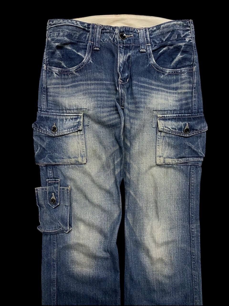 RARE 90s John Bull Kojima Japan Mudwash Multipocket Style