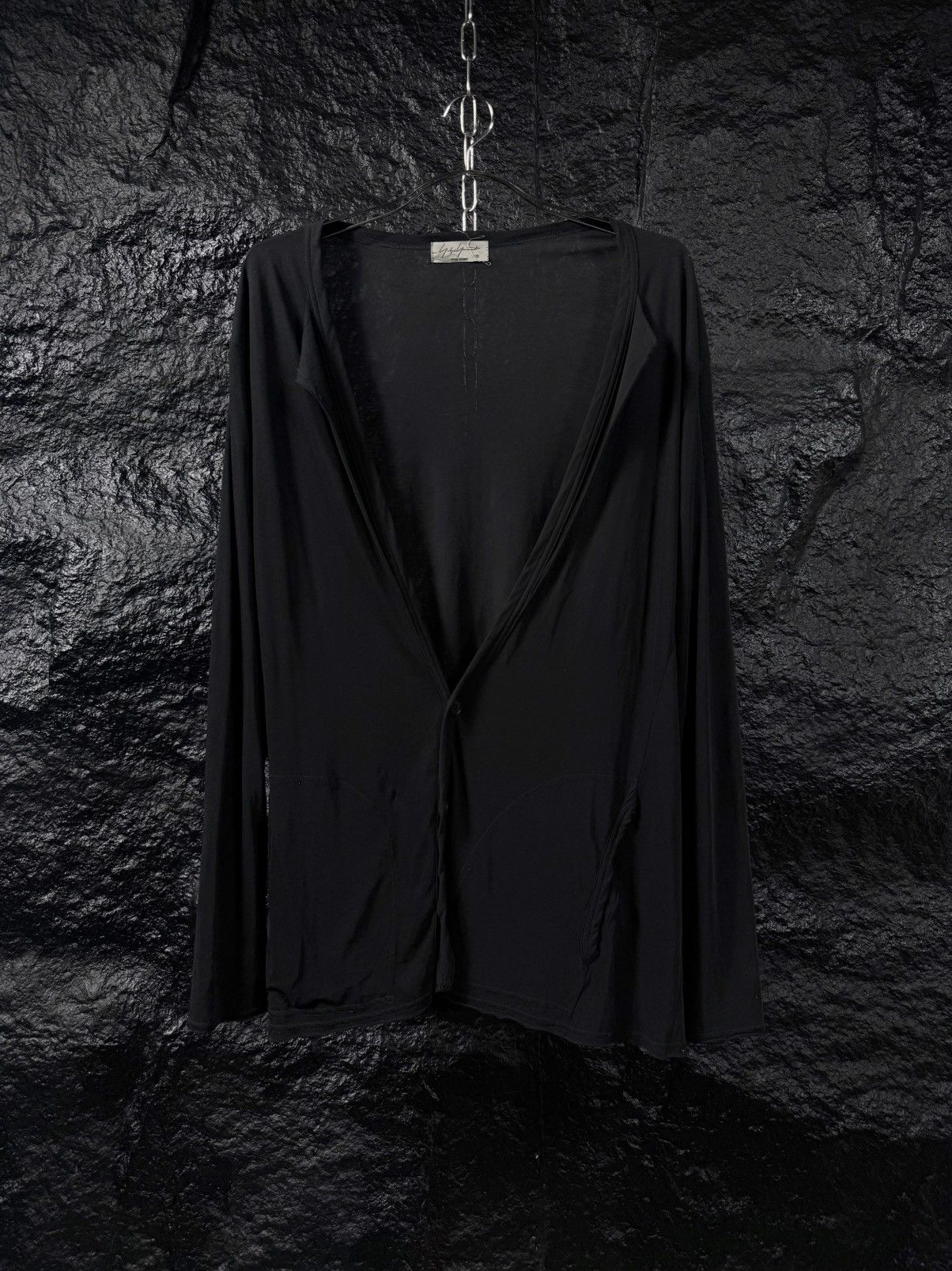 Yohji Yamamoto Yohji Yamamoto Pour Homme 20SS Cut-Off Cardigan Size US S / EU 44-46 / 1 - 2 Thumbnail