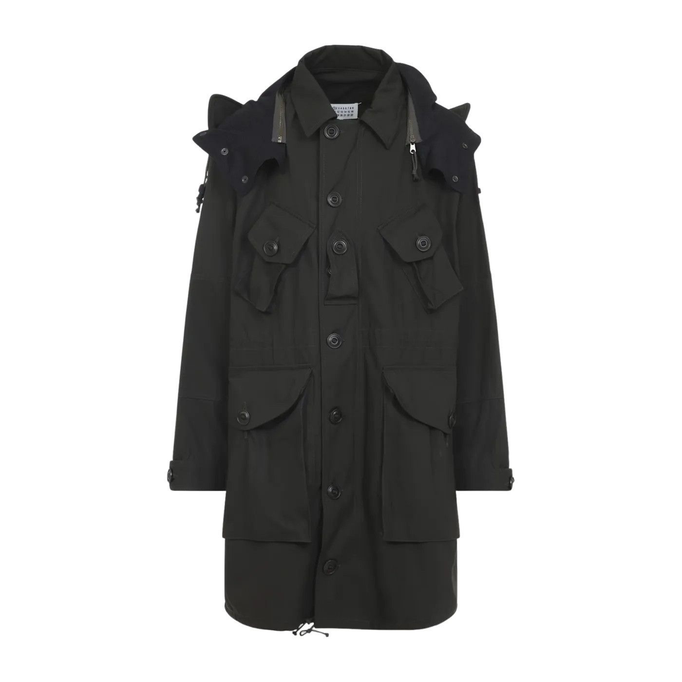 Maison Margiela MAISON MARGIELA Olive Green Cotton Jacket New & Authentic (M Size US L / EU 52-54 / 3 - 1 Thumbnail