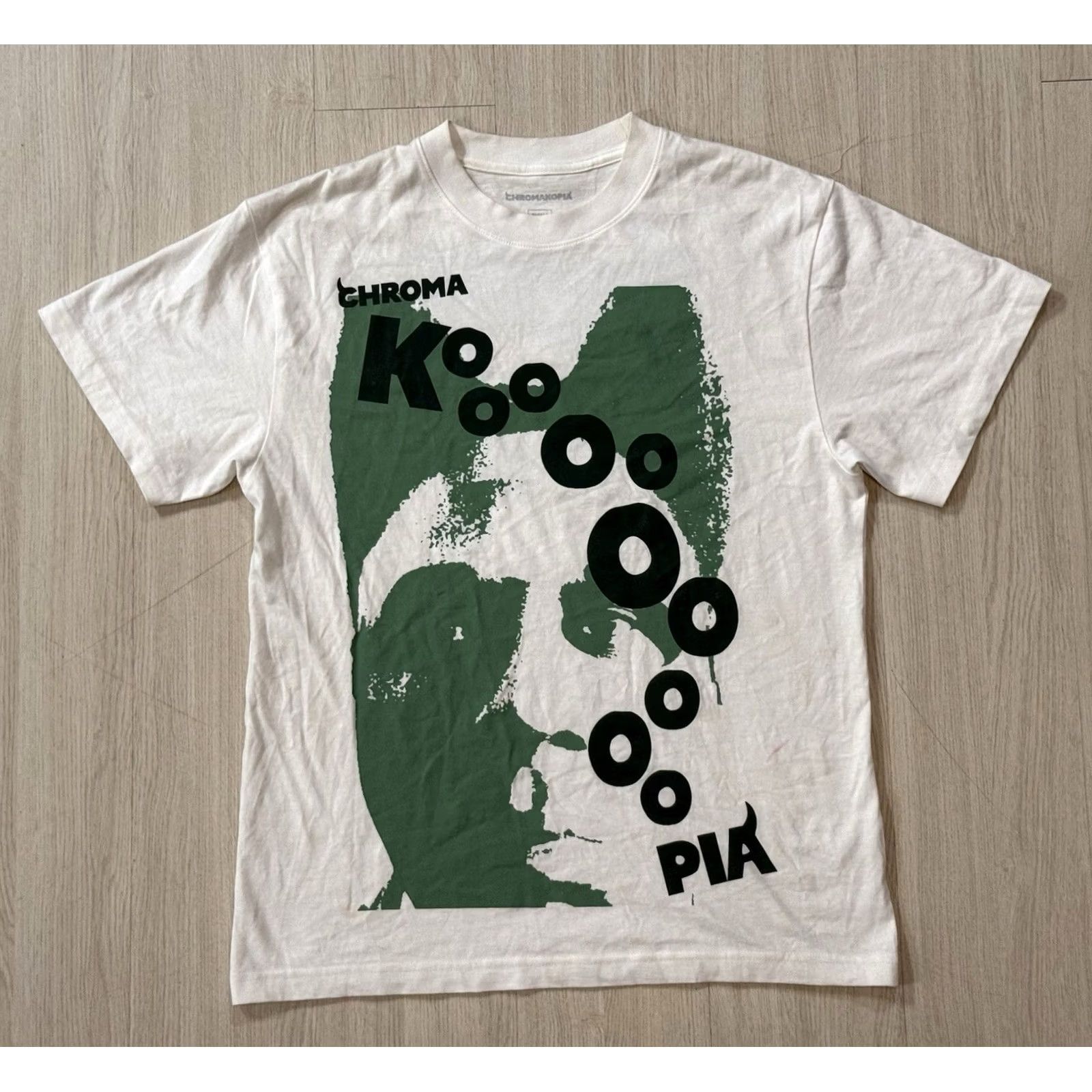 Golf Wang GOLF WANG Tyler The Creator ‘Chromakopia’ Tour Shirt Short Sleeve Small White Crew Neck Men Graphic Print Limited Edition OFWGKTA 2020s 20.75x27.75 Size US S / EU 44-46 / 1 - 2 Thumbnail