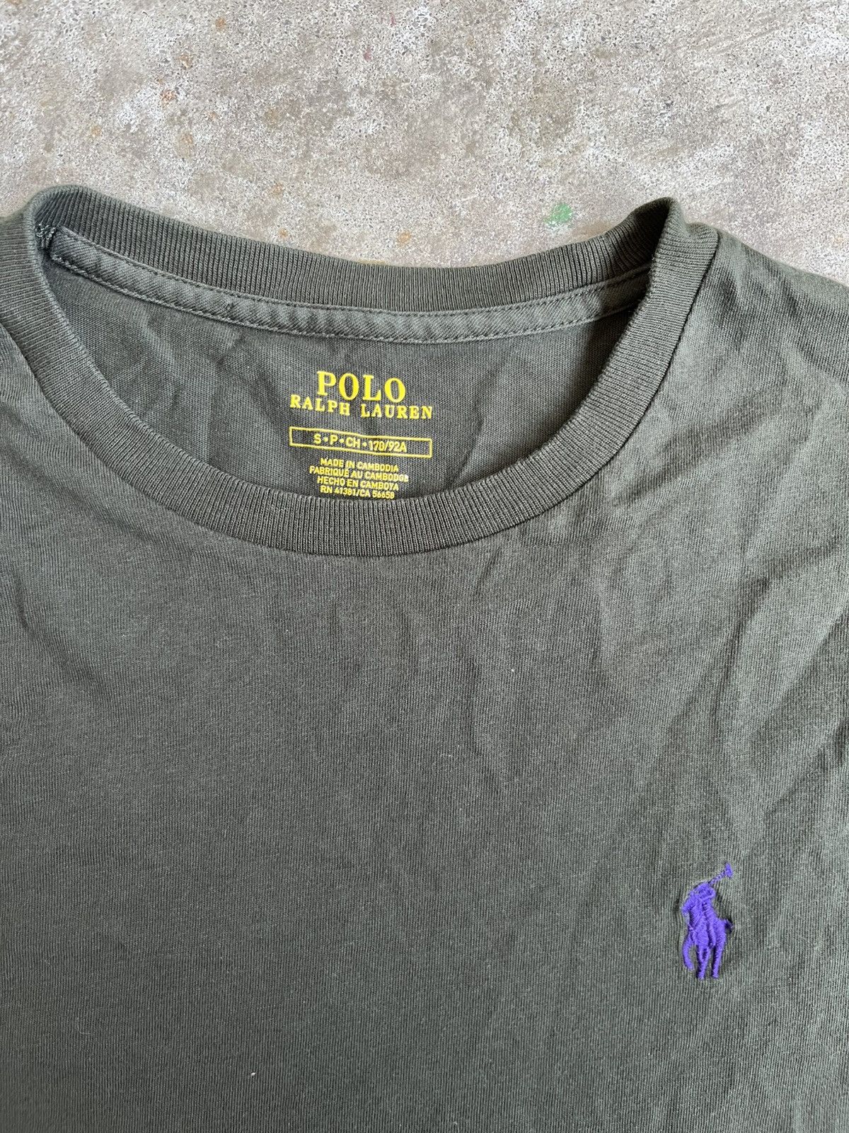 Polo Ralph Lauren Polo Ralph Lauren Green Longsleeve Tee Size US S / EU 44-46 / 1 - 2 Thumbnail