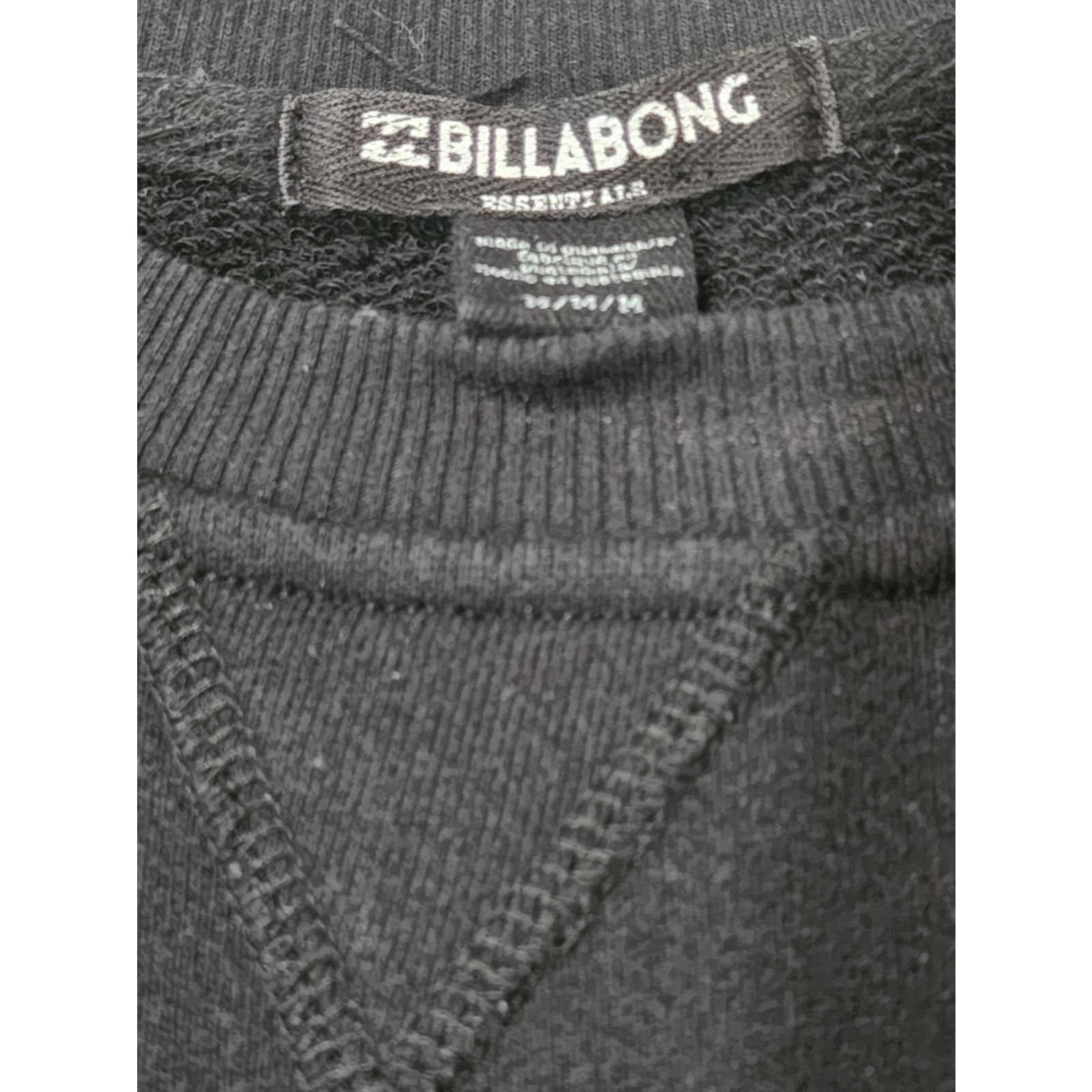 Billabong Billabong Black Crewneck Balloon-Sleeve Sweater Women's Med Size M / US 6-8 / IT 42-44 - 7 Thumbnail
