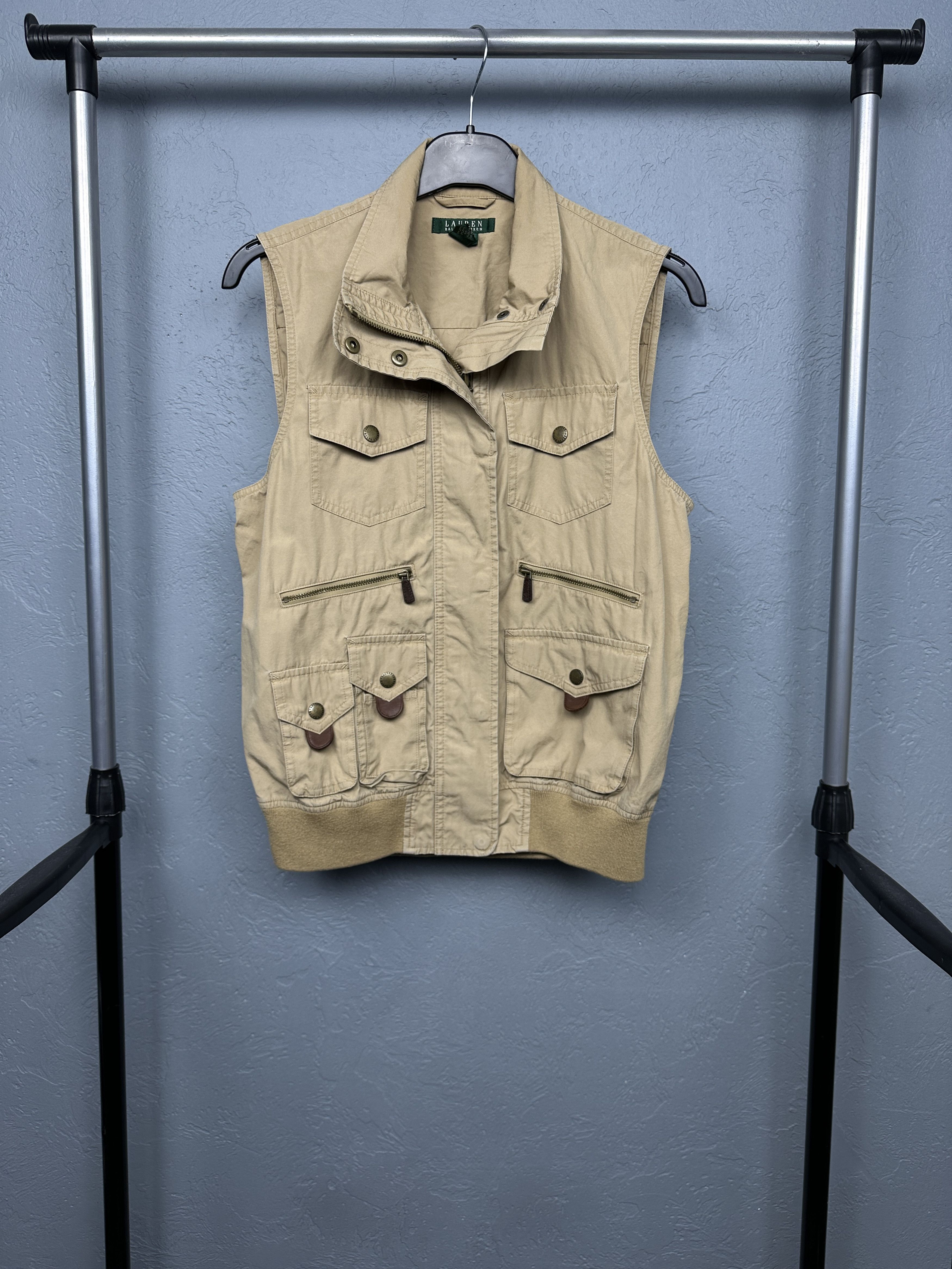 Polo Ralph Lauren Polo Ralph Lauren Vintage Womens Cargo Vest Size M / US 6-8 / IT 42-44 - 1 Thumbnail