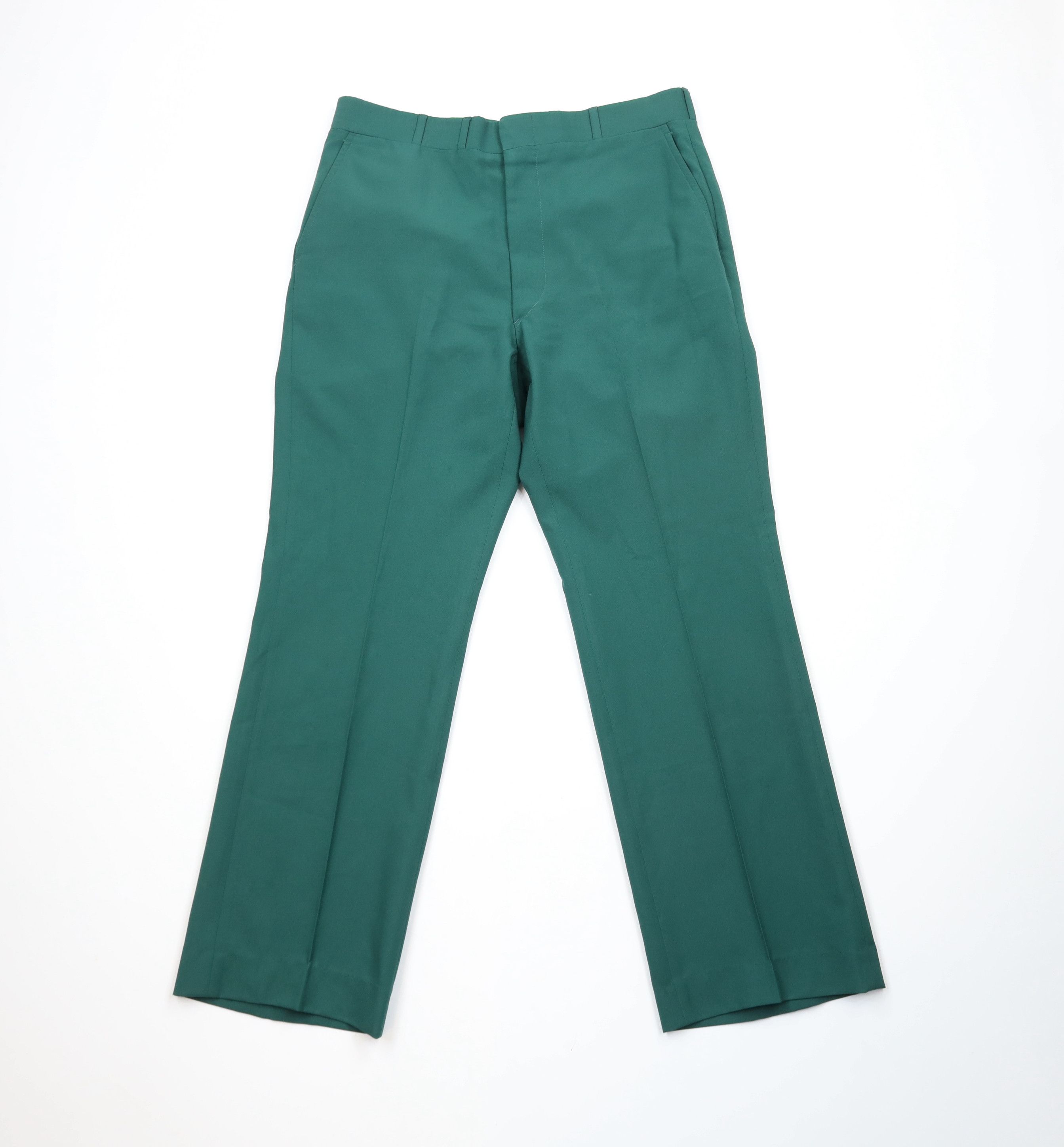 Vintage Vtg 60s 70s Streetwear Flannel Wide Leg Chino Pants USA Size US 34 / EU 50 - 1 Thumbnail
