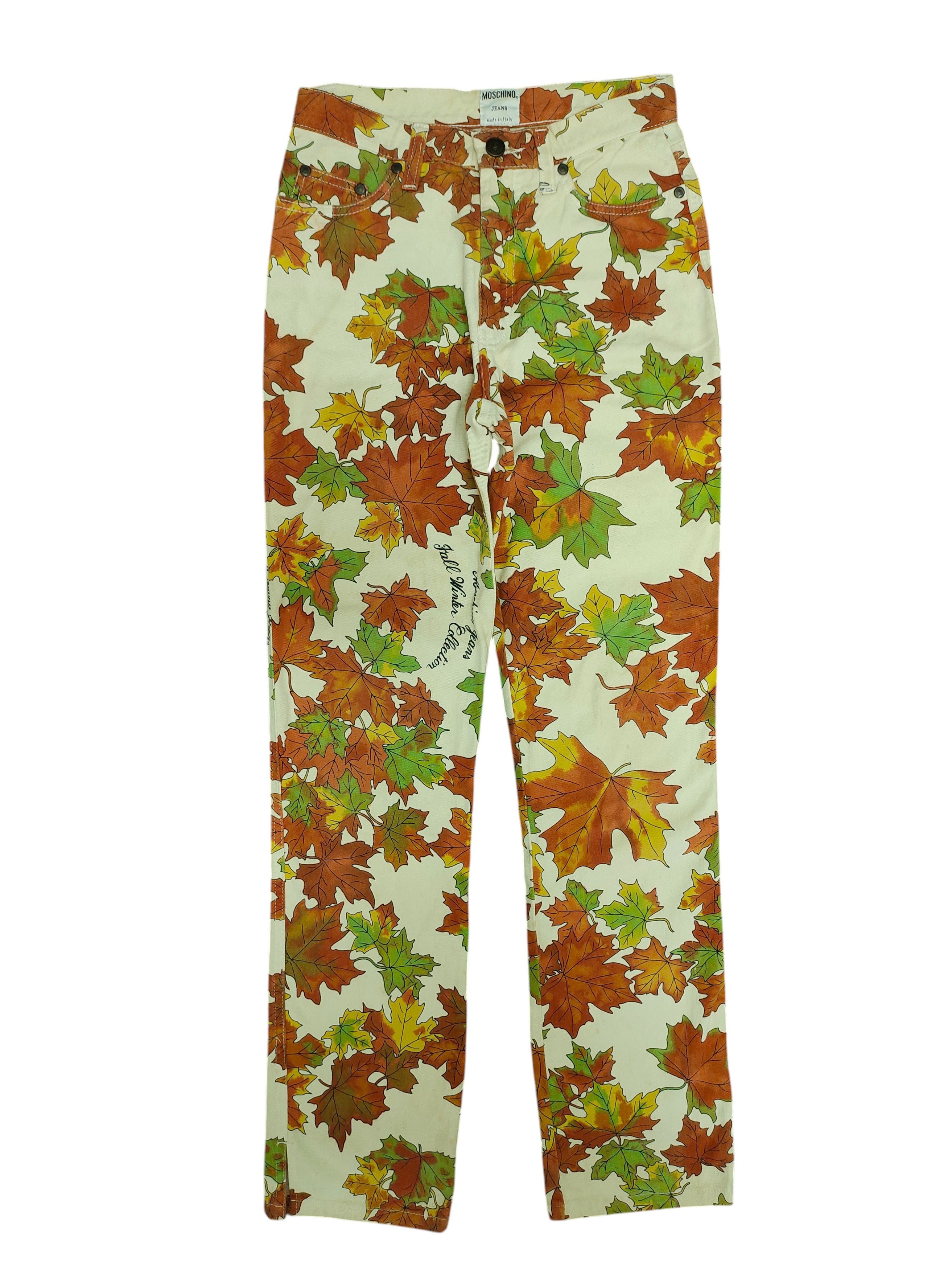 Moschino Vintage 90s Moschino Jeans Fall Winter Collection Pants Size 27" / US 4 / IT 40 - 1 Thumbnail