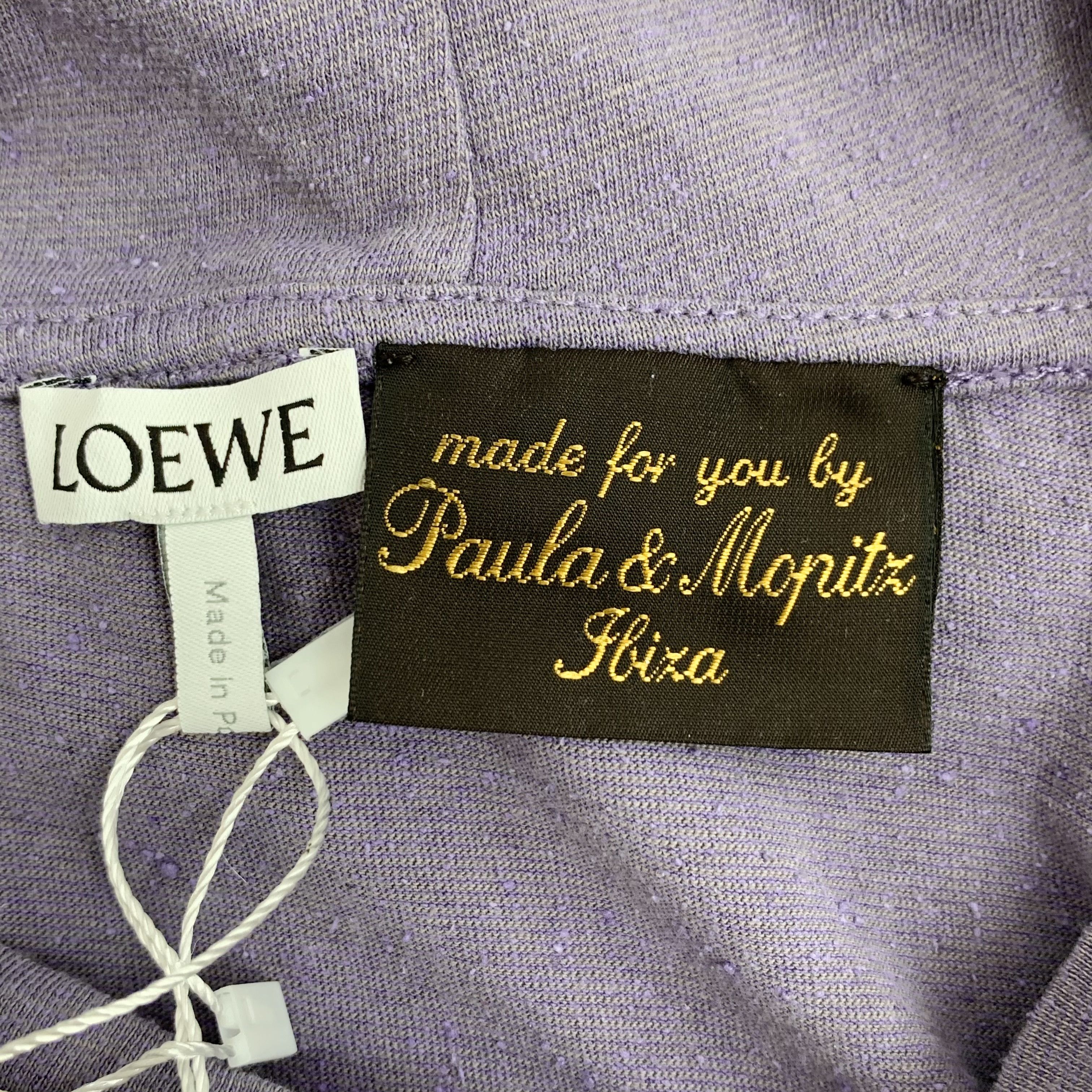 Loewe CW0032 Loewe X Paulas Ibiza Purple Hooded Dress Size XS / US 0-2 / IT 36-38 - 6 Thumbnail