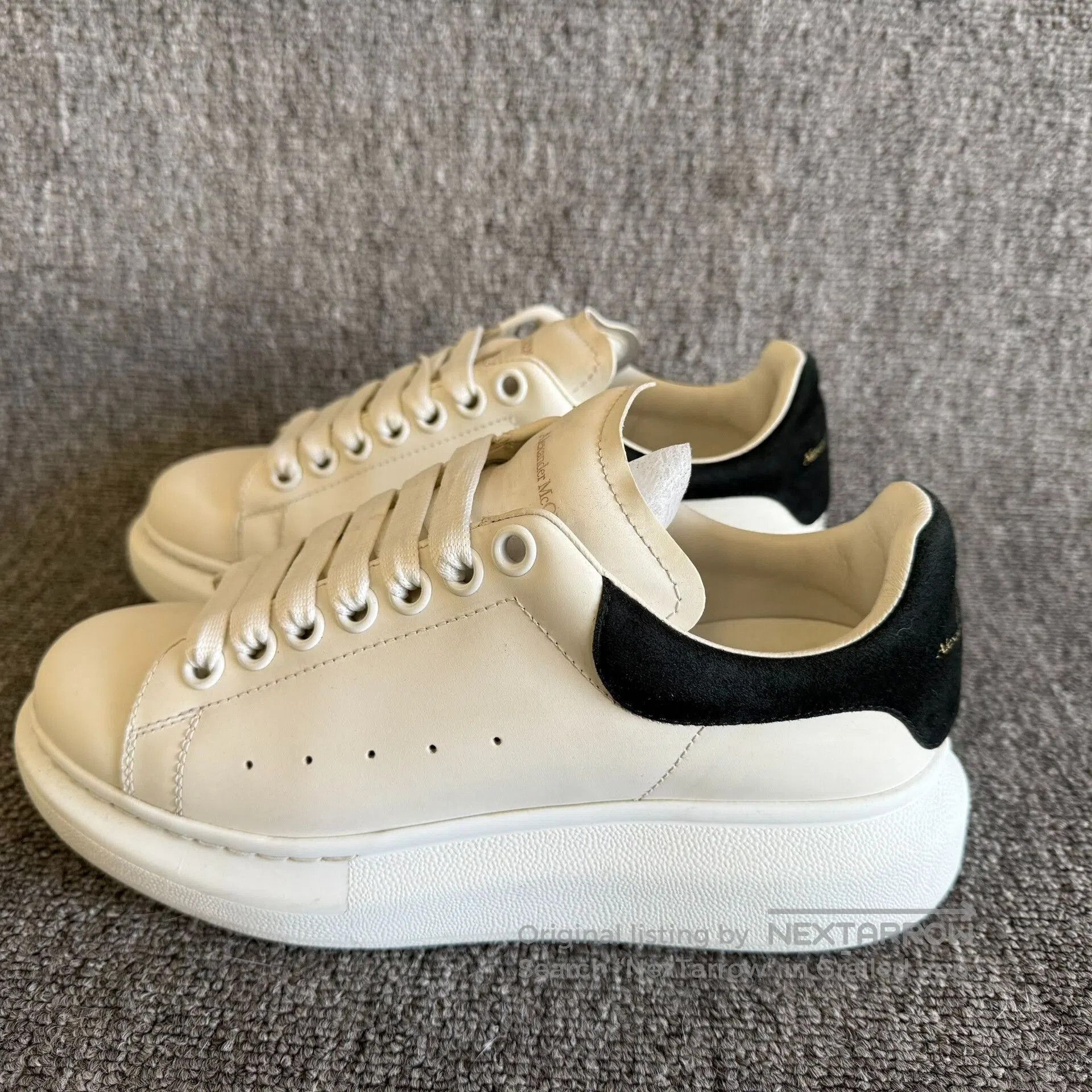 Alexander McQueen Black Tail Shoes 36.5.