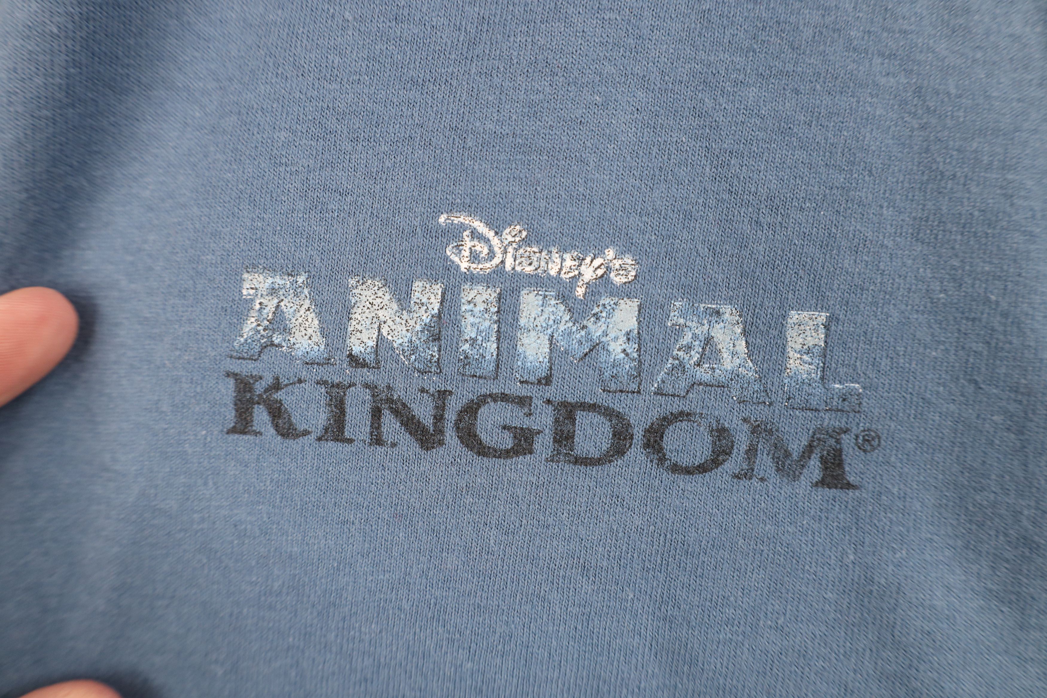 Disney Vintage 90s Y2K Disney Animal Kingdom Kilimanjaro T-Shirt Size US L / EU 52-54 / 3 - 4 Thumbnail