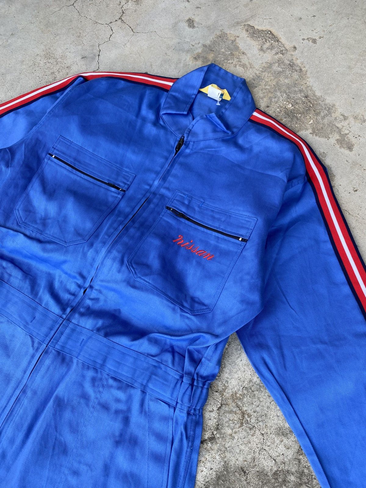 Other Vintage Nissan Mechanic Coveralls – Blue Workwear Jumpsuit Size US 35 - 6 Thumbnail