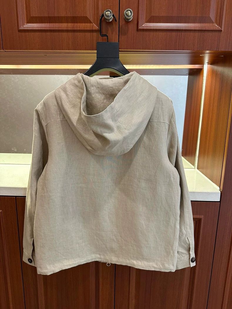 Loro Piana LORO PIANA Flax jacket coat Size US M / EU 48-50 / 2 - 2 Thumbnail