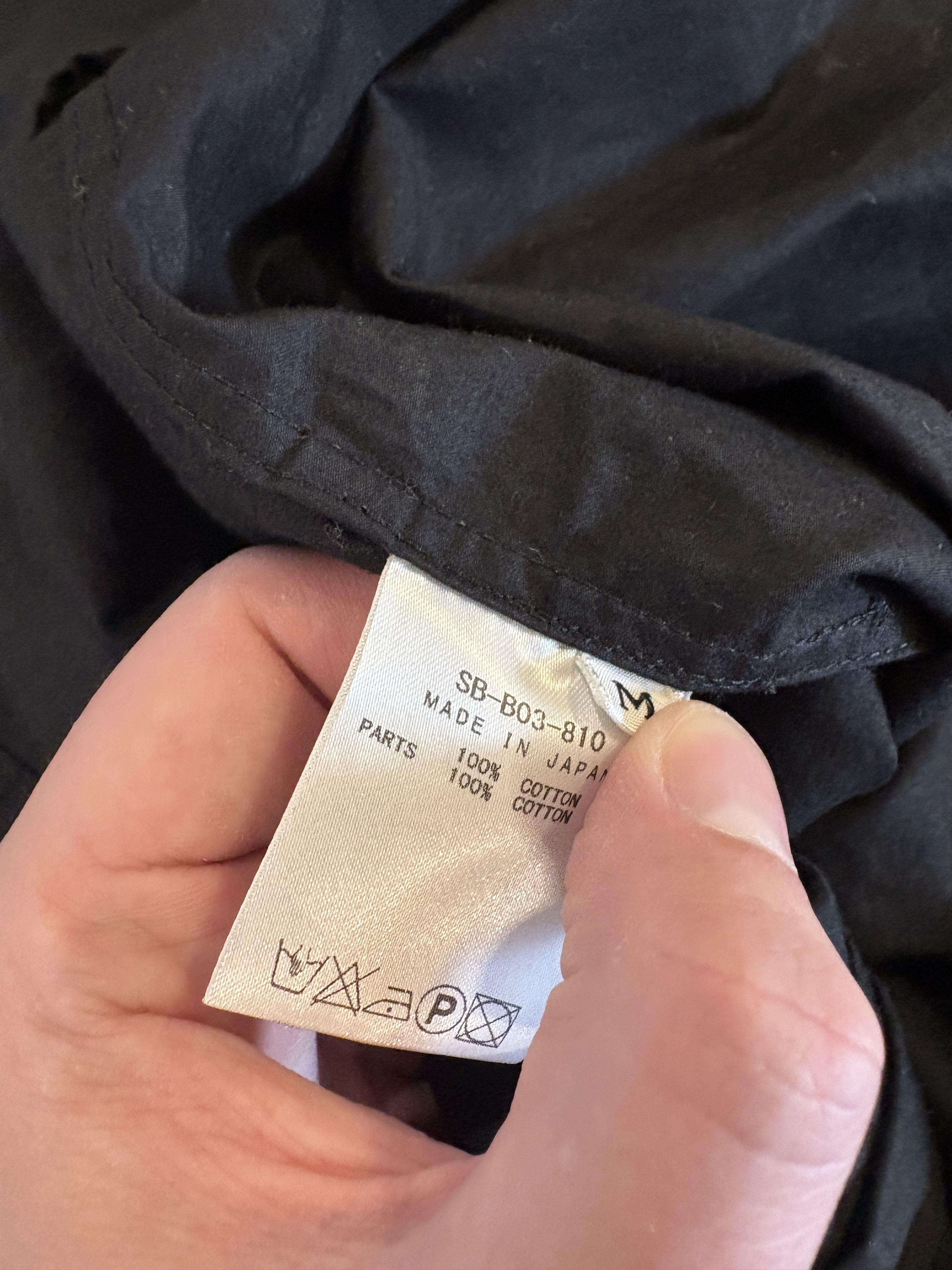 Sulvam Black String Shirt Size US M / EU 48-50 / 2 - 5 Thumbnail