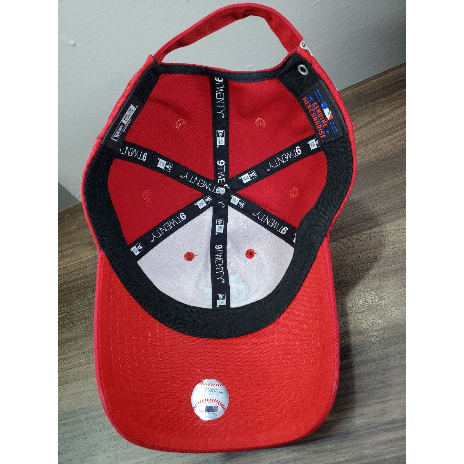 MLB × New Era St Louis Cardinals 9TWENTY Women's Hat MLB Cap Sparkle Logo Size ONE SIZE - 11 Thumbnail