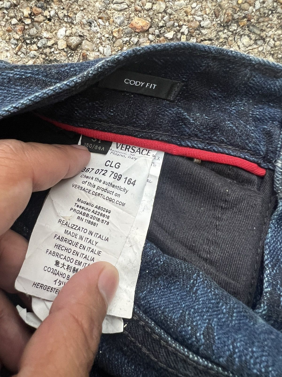 Versace Rare Versace Design Denim Made In Italy 32 Size Size US 32 / EU 48 - 5 Thumbnail