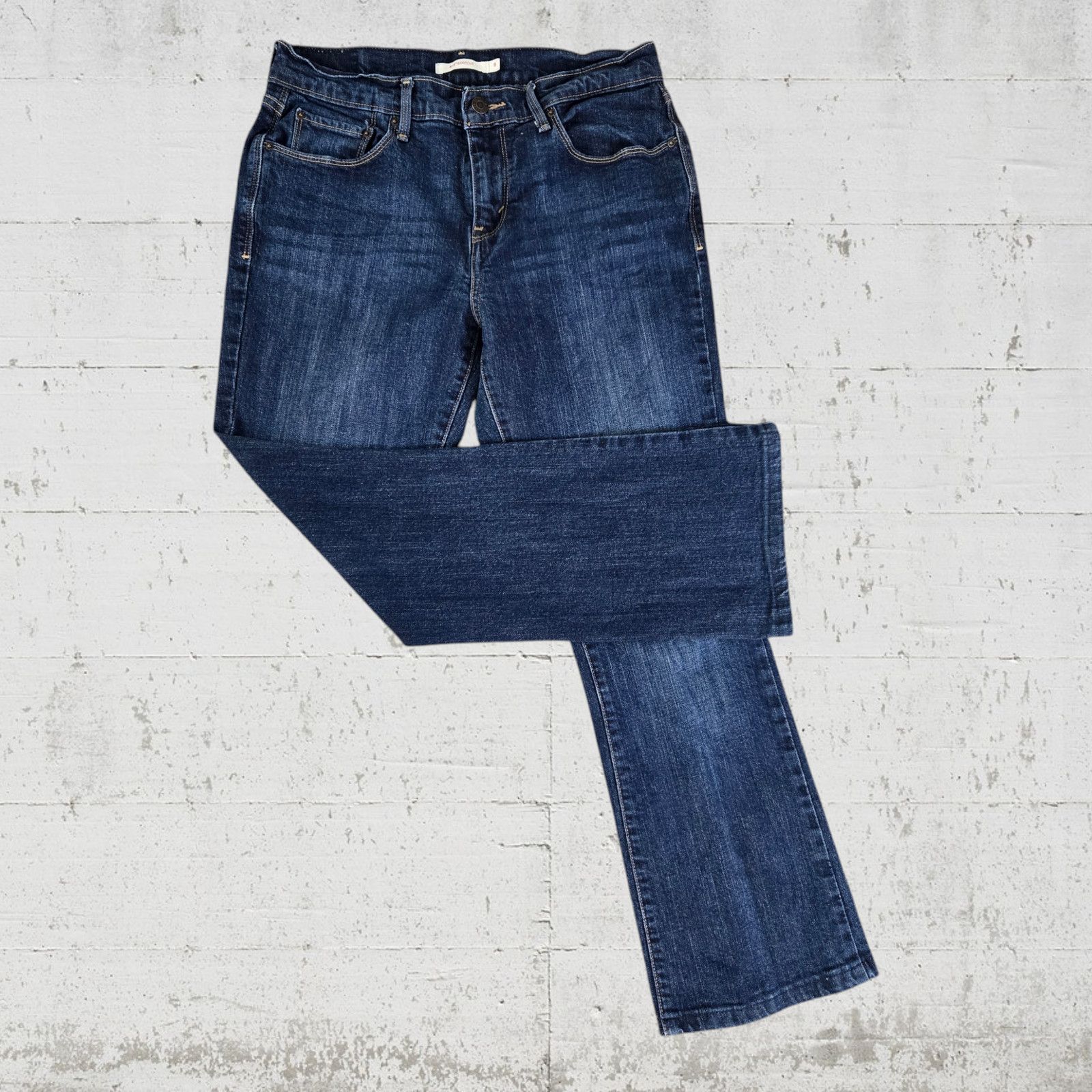 Levi's Levis 515 Dark Wash Bootcut Jeans Size 8 Size 30" / US 8 / IT 44 - 2 Thumbnail