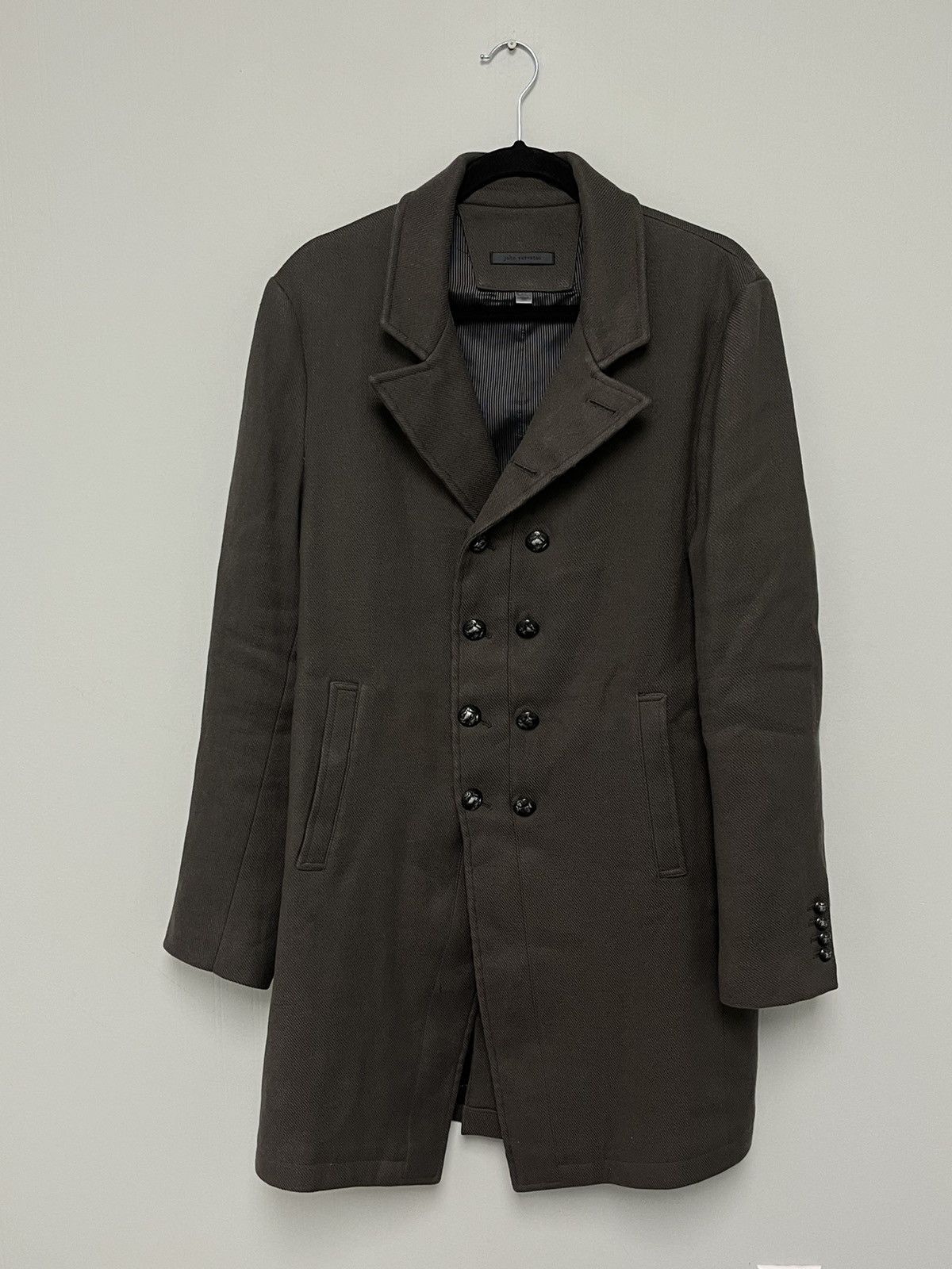 John Varvatos Military Double Breasted Coat. Size 48 Size US M / EU 48-50 / 2 - 13 Thumbnail