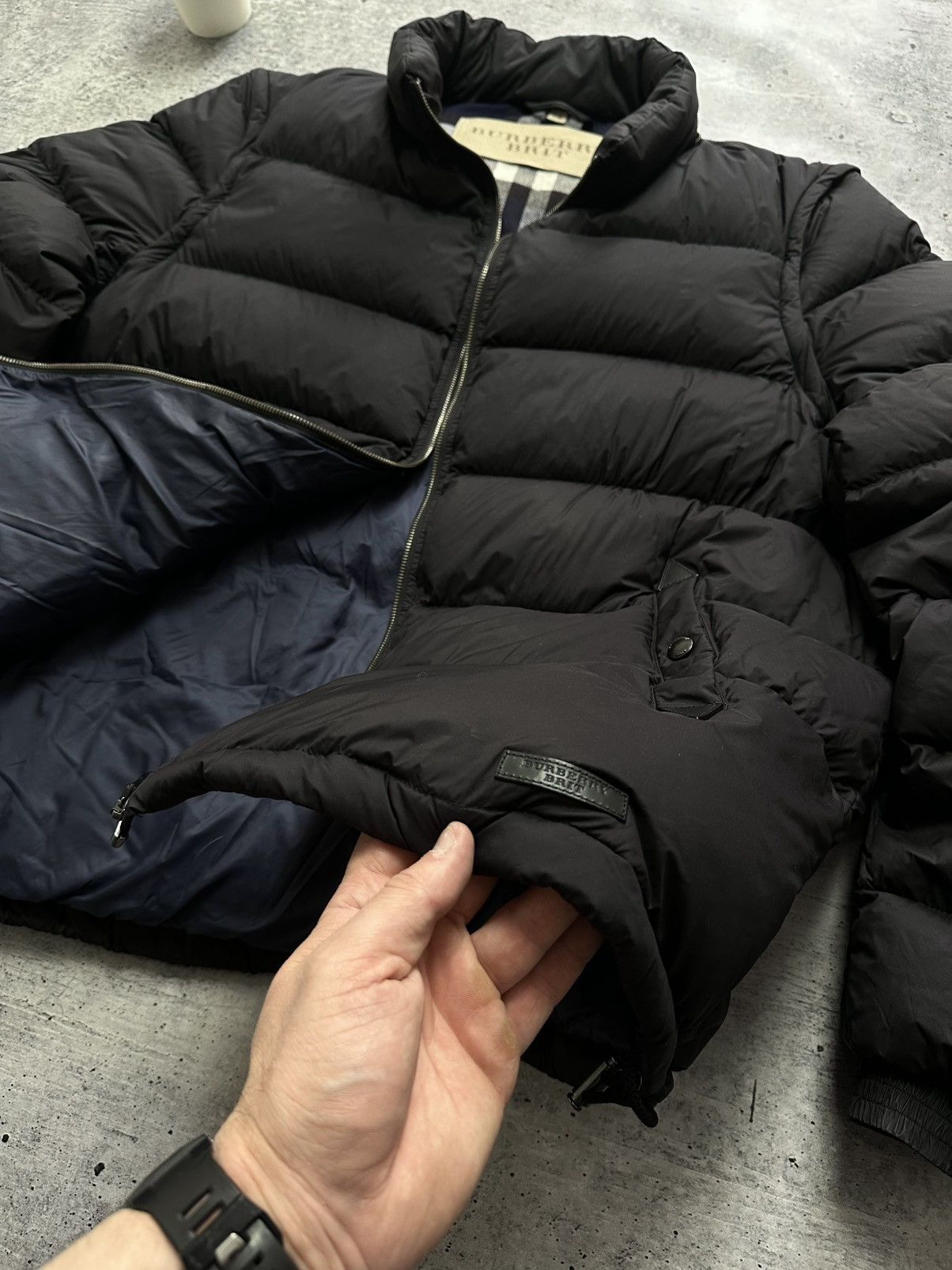 Burberry Burberry Brit Down Puffer Transformer Removable Jacket Size US XXL / EU 58 / 5 - 4 Thumbnail