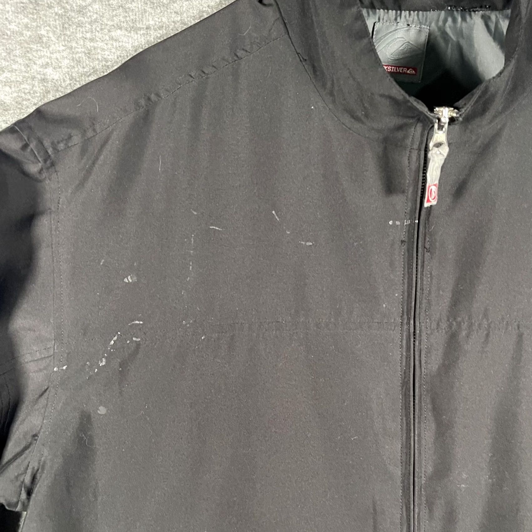 Quiksilver VINTAGE Quiksilver Jacket Mens XL Black Full Zip Lightweight Windbreaker Surf Casual Mens XL Black Full Zip Windbreaker Jacket Size US XXL / EU 58 / 5 - 7 Thumbnail