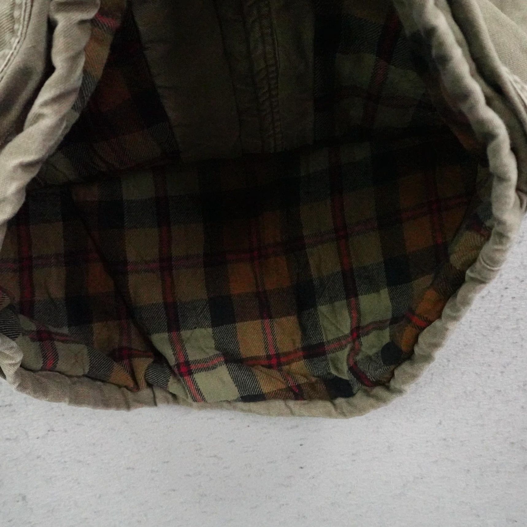 Gap VINTAGE Gap Out-of-Doors Jacket Mens XS Beige Quilted Lined Coat, Regular, Zip, Cotton Canvas, Hunting, Workwear, Casual, Travel, 90s? Size US XS / EU 42 / 0 - 6 Thumbnail