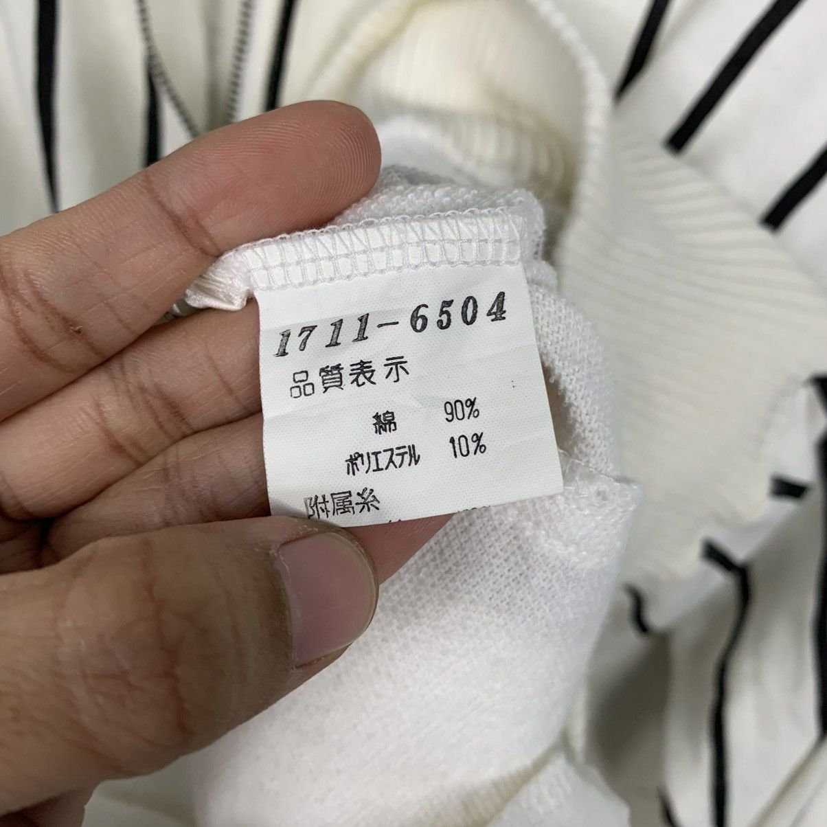 Japanese Brand Japanese Brand Black Pia Stripe Half Zipper Sweater Size US M / EU 48-50 / 2 - 14 Thumbnail
