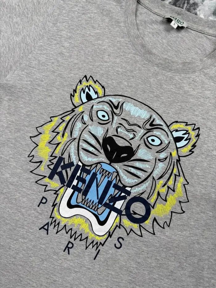 Kenzo Kenzo Graphic Tiger Head Short Sleeve T-Shirt Size US S / EU 44-46 / 1 - 2 Thumbnail