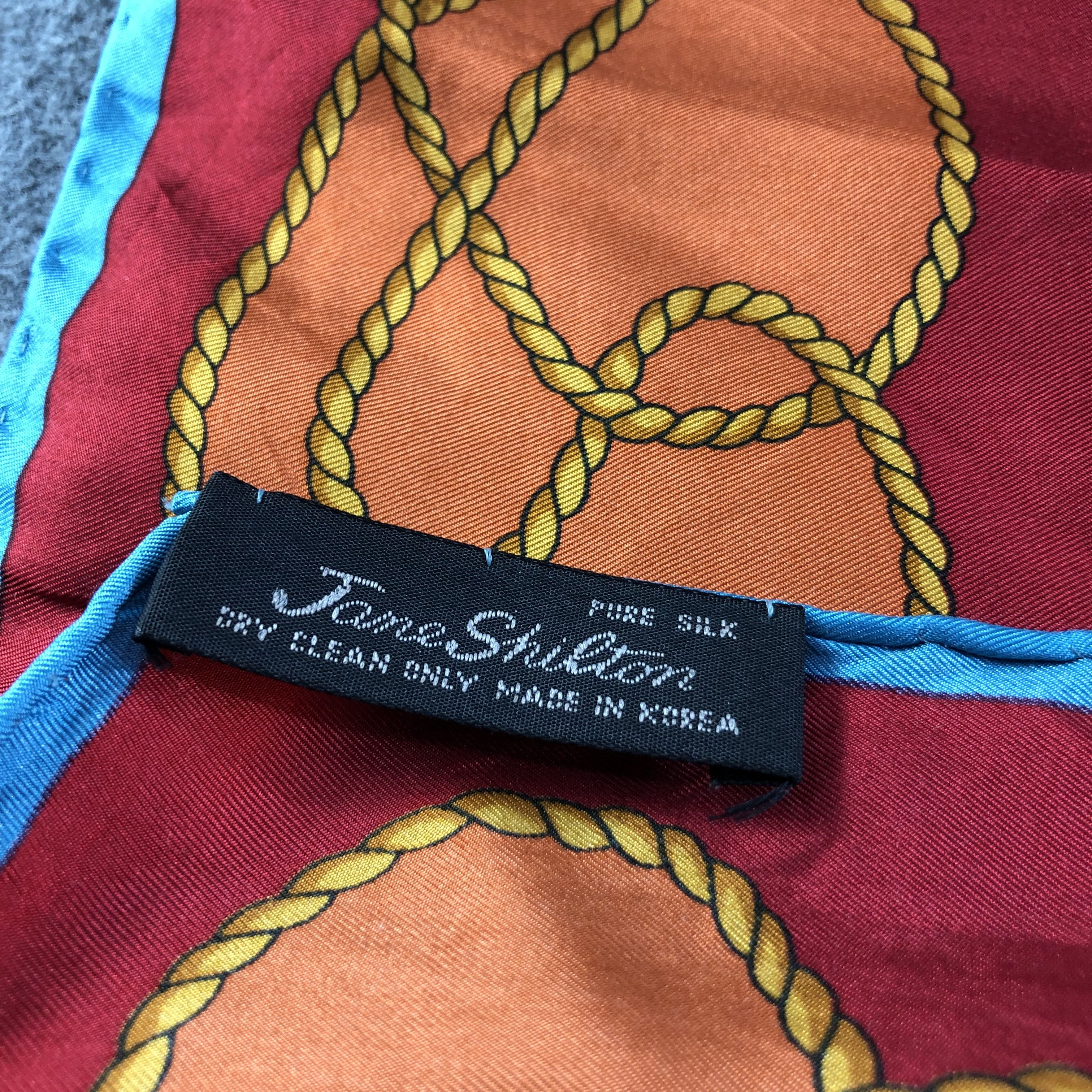 Vintage Vintage Jane Shilton Silk Scarf M626 Size ONE SIZE - 4 Thumbnail