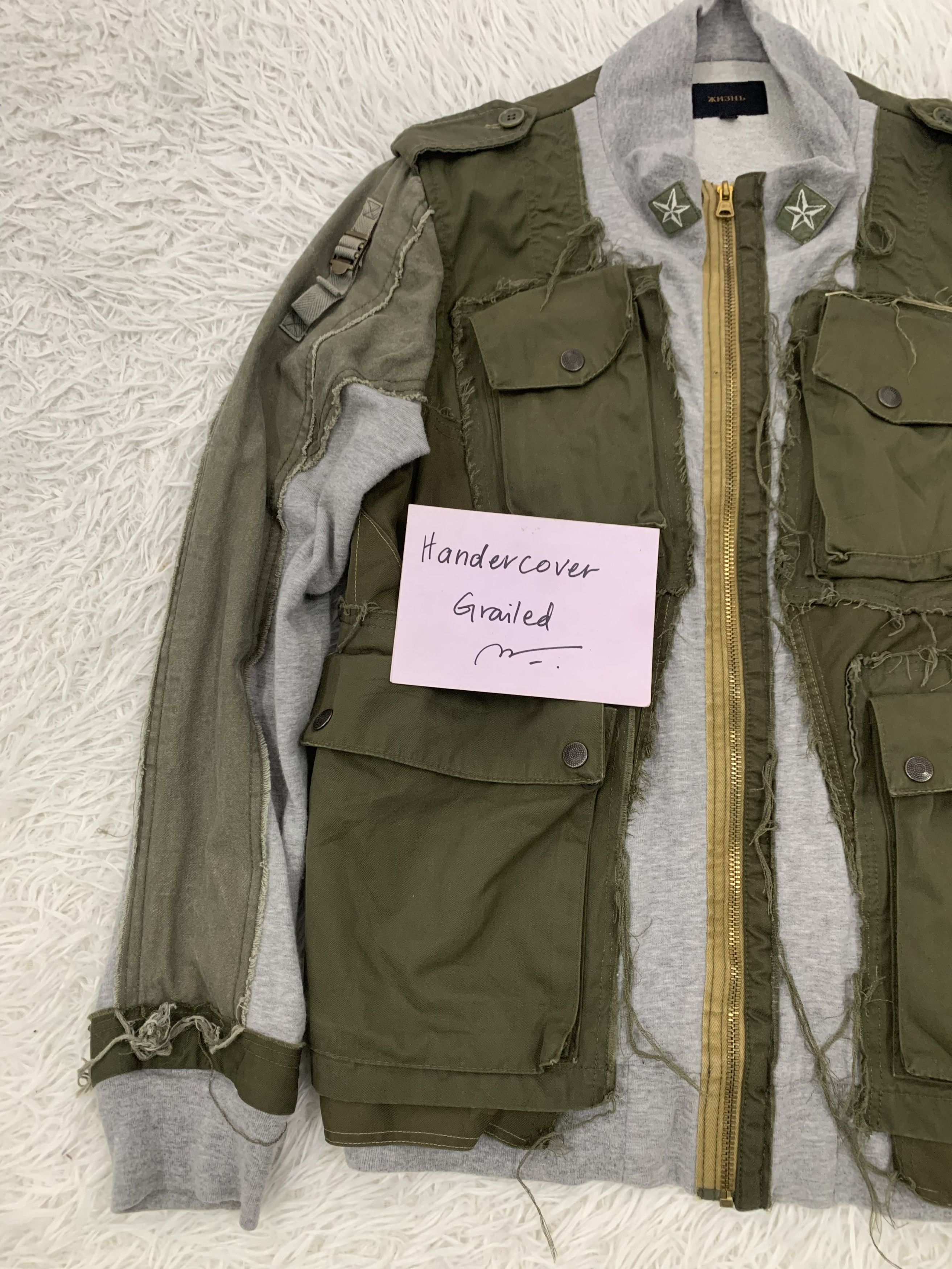 Japanese Brand Super Rare Reconstructed Army Greg Lauren Inspired Jacket Size US L / EU 52-54 / 3 - 5 Thumbnail