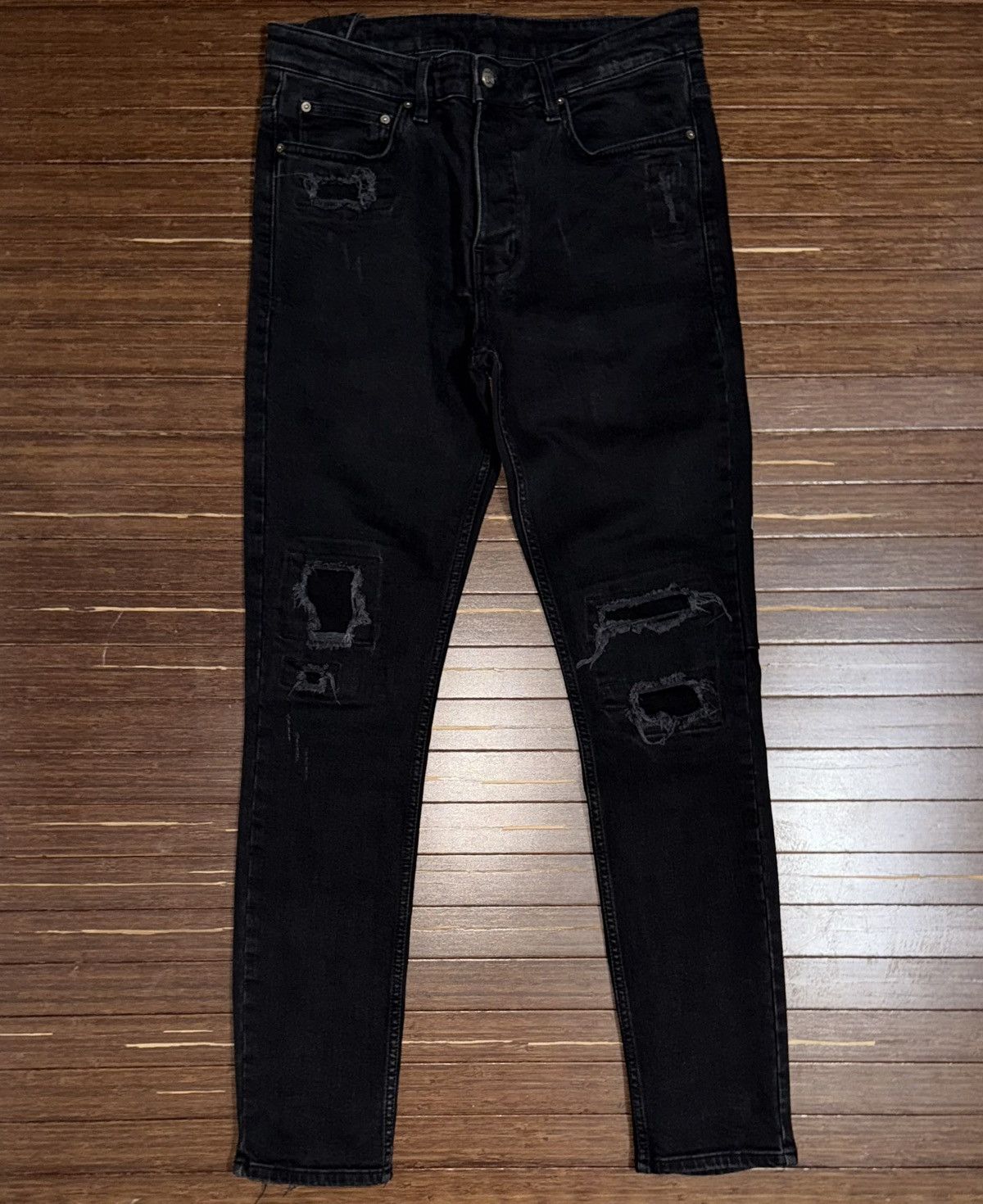 Ksubi Black Ripped Ksubi Jeans Size US 32 / EU 48 - 3 Thumbnail