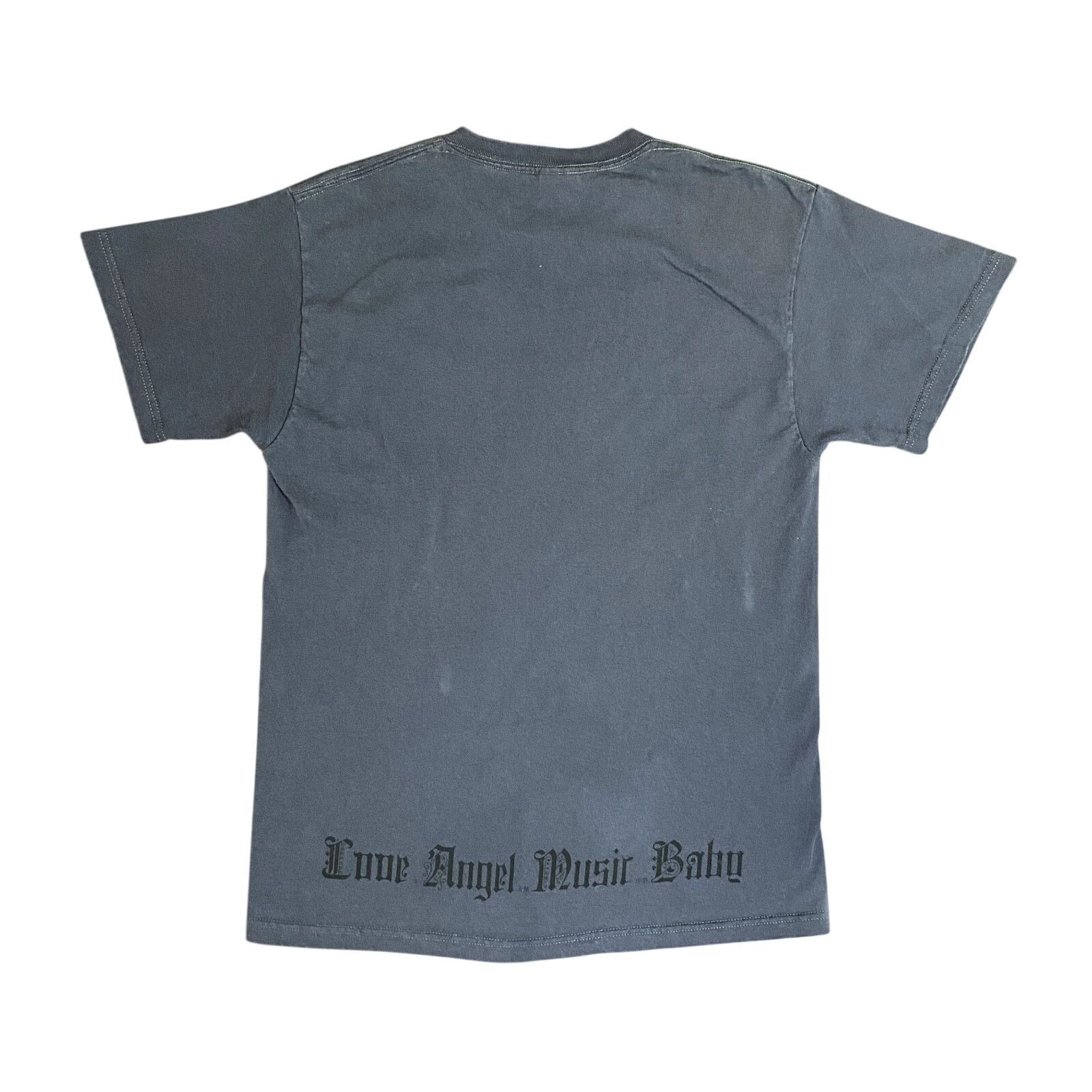 Fruit Of The Loom Y2K Mallgoth Grunge Punk Emo Rock Graphic Tee Shirt sz M Size US M / EU 48-50 / 2 - 9 Thumbnail