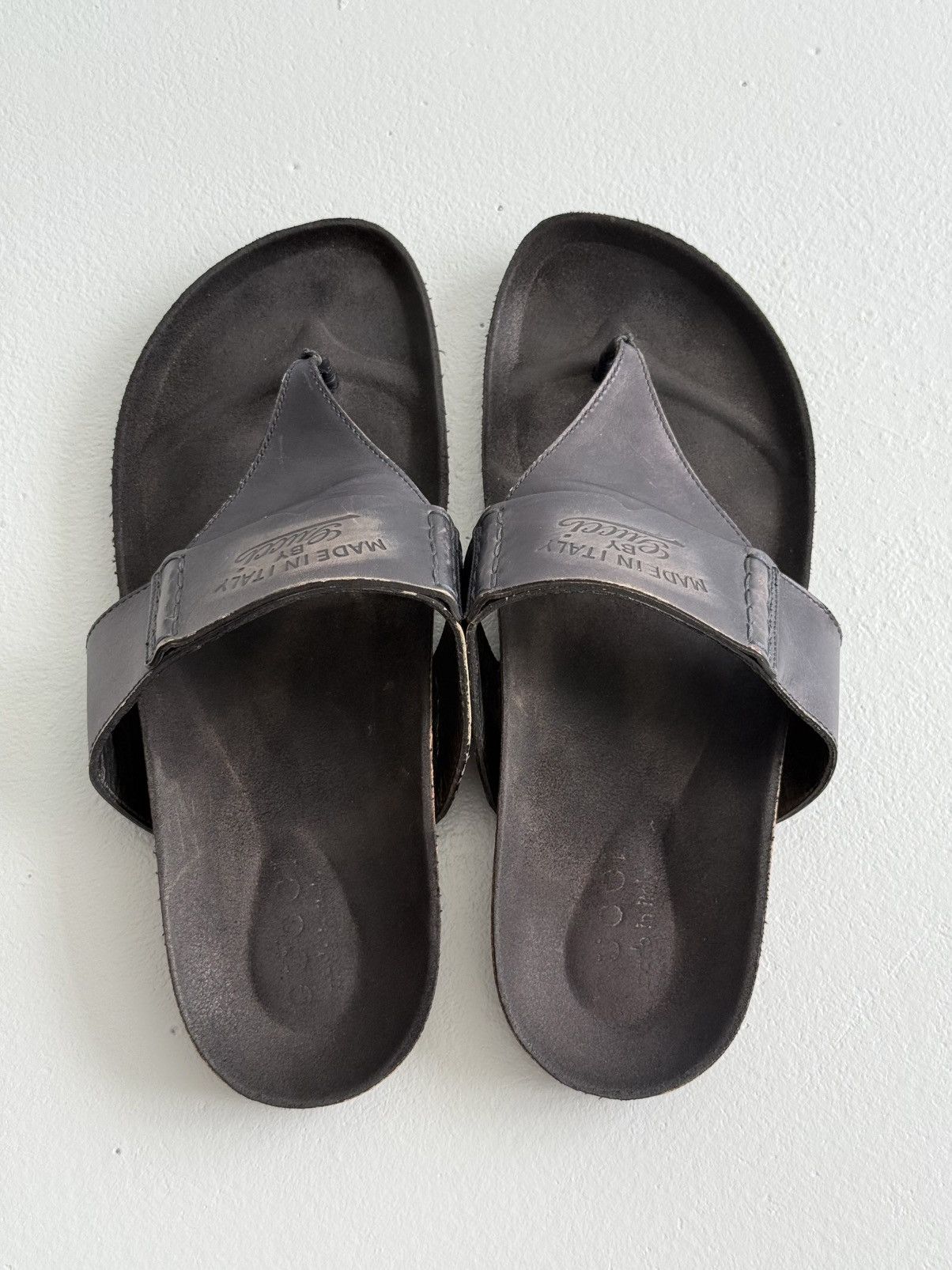 Gucci Gucci Italy Leather Cork Footbed Thong Sandals Flip Flops Size US 9 / EU 42 - 4 Thumbnail