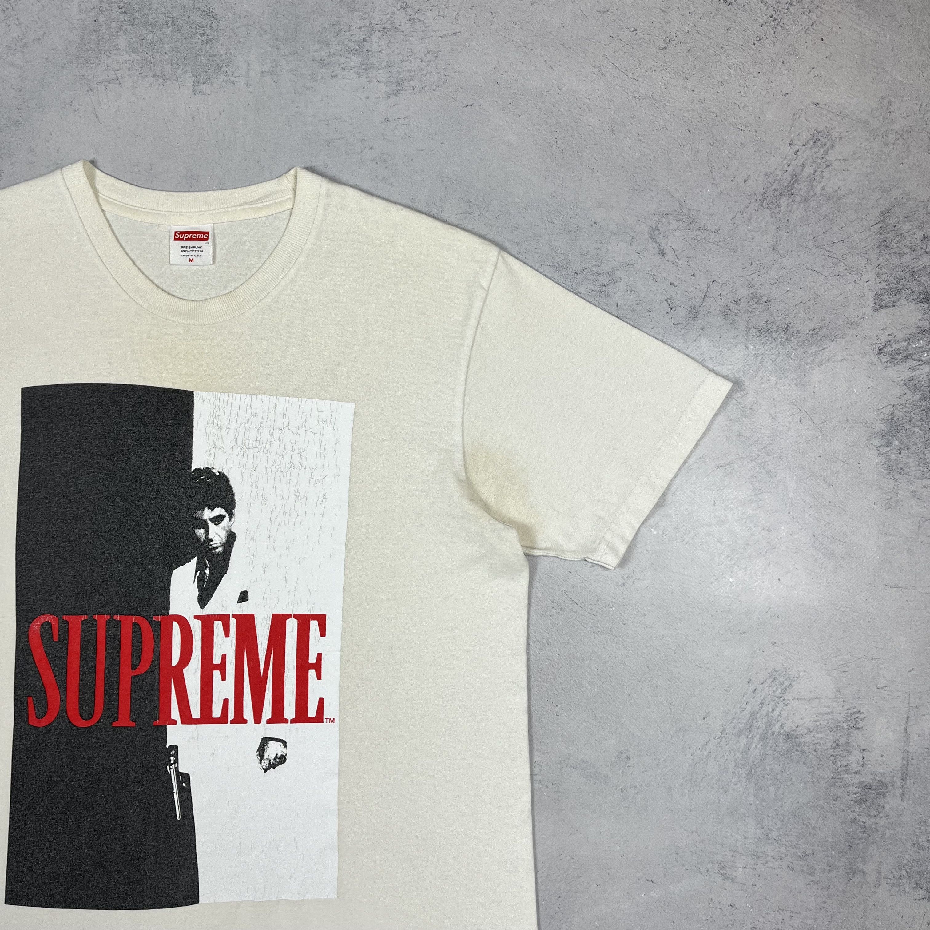 Supreme Supreme ScarFace Split Big Logo T Shirt Size US M / EU 48-50 / 2 - 3 Thumbnail