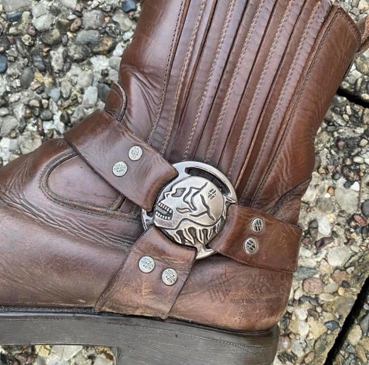 New Rock NEW ROCK BOOTS VINTAGE Size US 12.5 / EU 45-46 - 6 Thumbnail