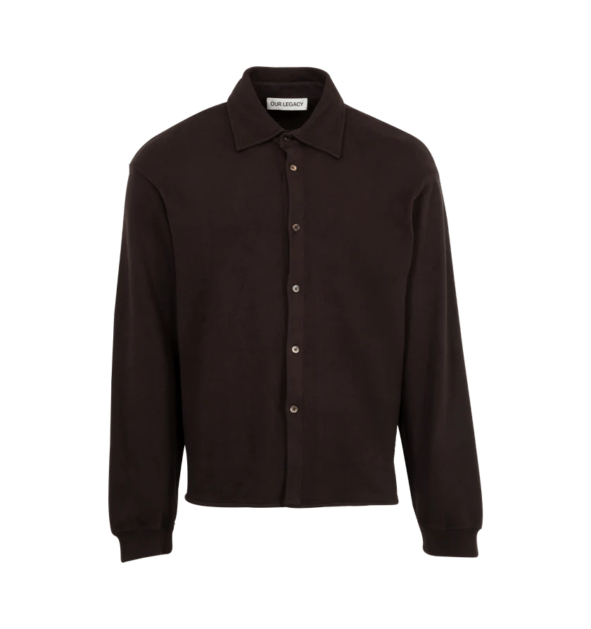 Our Legacy o1h1sh10525 Recovery Shirt in Deep Brown Size US L / EU 52-54 / 3 - 1 Thumbnail
