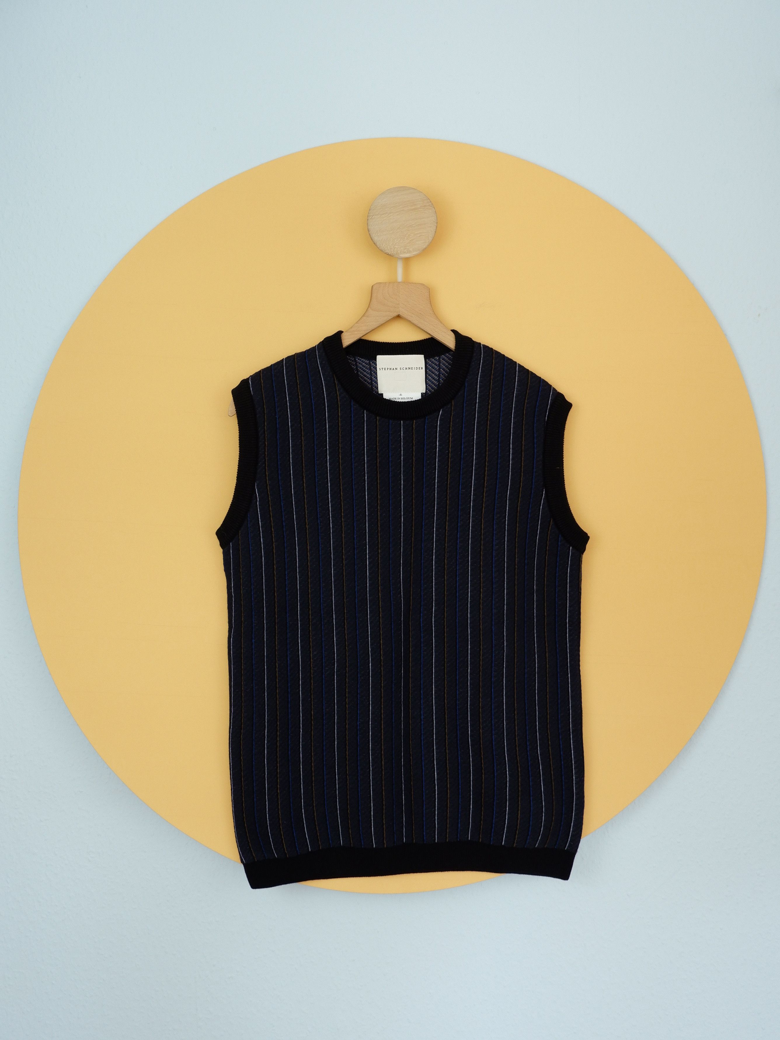Last drop! Stephan Schneider striped knit vest
