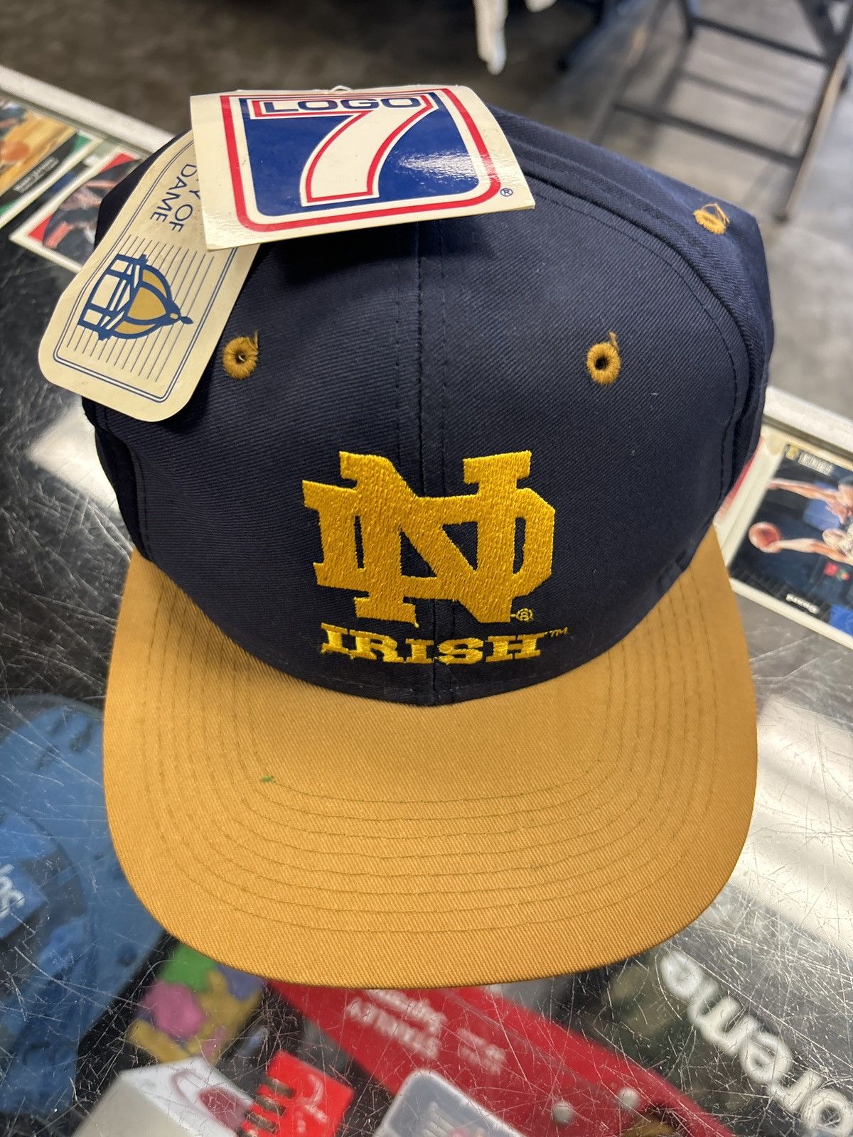 Vintage notre dame logo 7 SnapBack