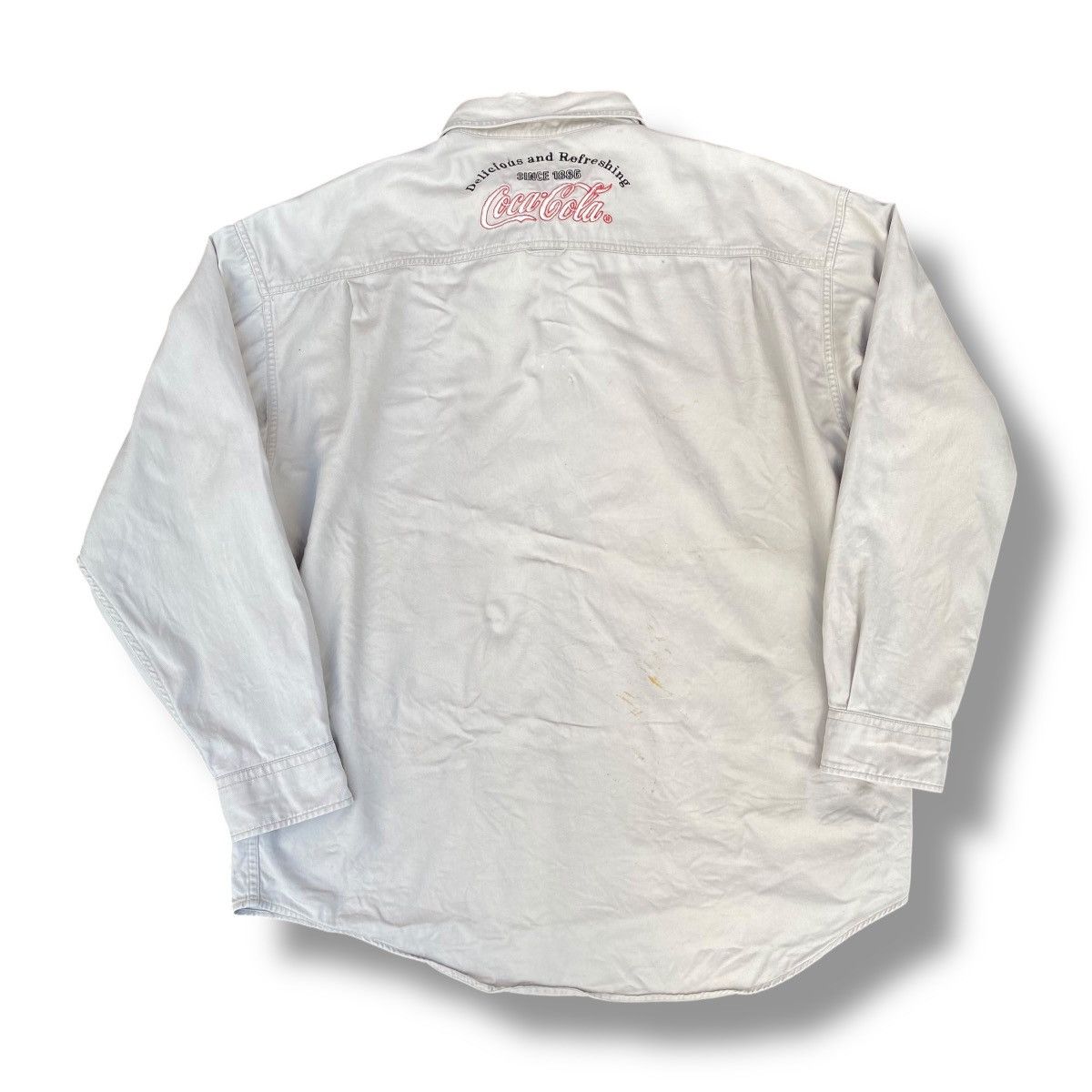 Coca Cola × Vintage Vintage Cocacola Button Down Jacket. #E9 Size US XL / EU 56 / 4 - 5 Thumbnail