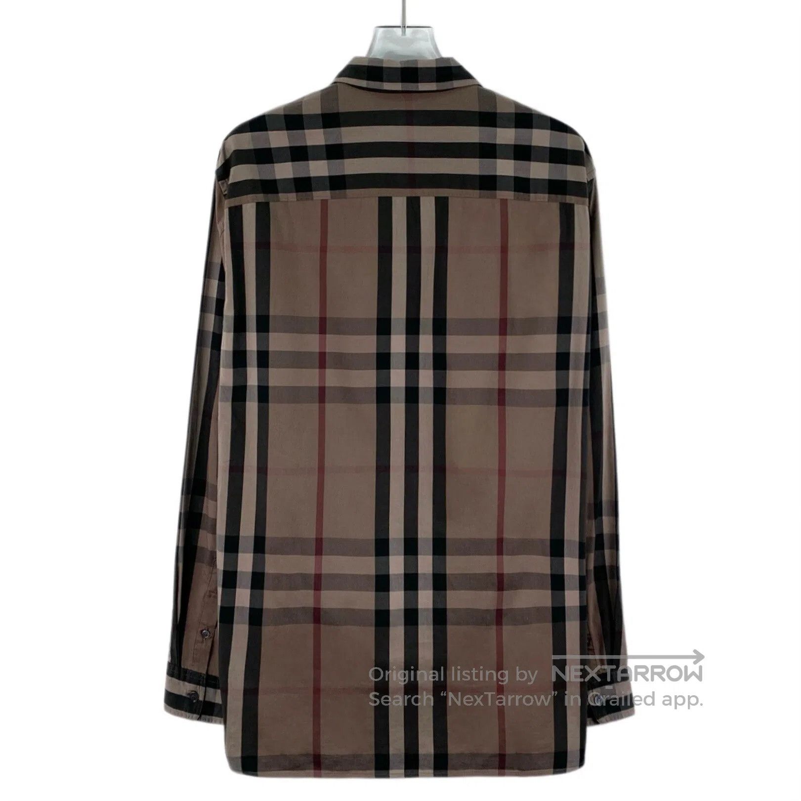 Burberry Burberry Contrast Classic Plaid Design Cotton Lapel Single Size US M / EU 48-50 / 2 - 2 Thumbnail