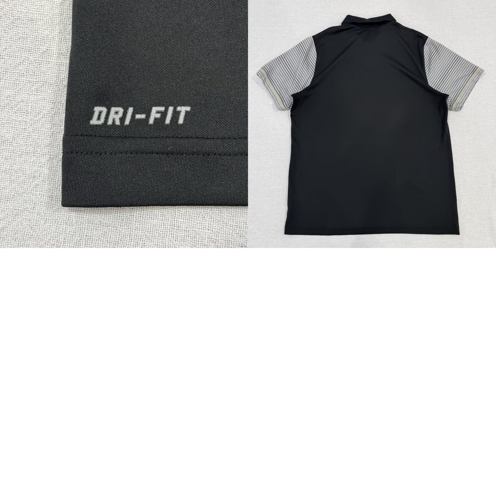 Nike Purdue Nike Dri-Fit Polo Shirt Men’s XL Fitted Black Size US XL / EU 56 / 4 - 8 Thumbnail