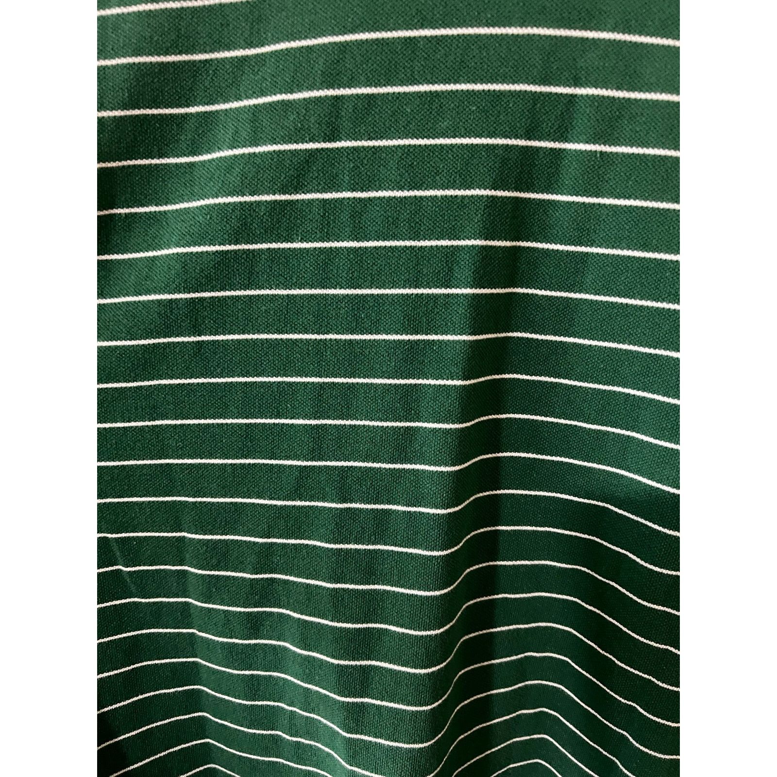 Converse Converse One Star Polo Shirt Green White Striped Vintage Size US L / EU 52-54 / 3 - 13 Thumbnail