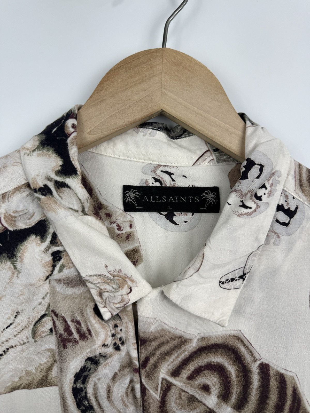 Allsaints 🇯🇵 Rare Allsaints Tiger Japan Style Shirt Retro Hype Y2K Size US L / EU 52-54 / 3 - 5 Thumbnail