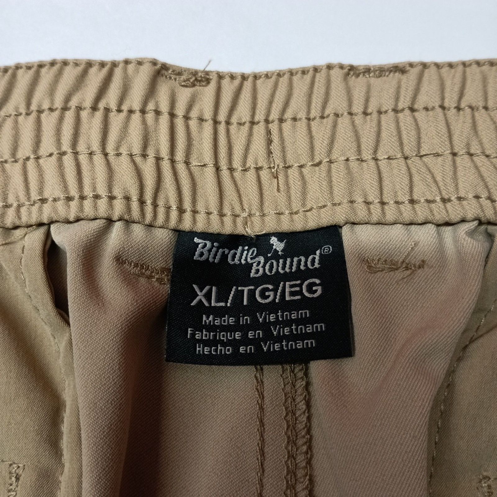 Other Birdie Bound Golf Joggers Men's XL Khaki Stretch Drawstring Size US 38 / EU 54 - 9 Thumbnail