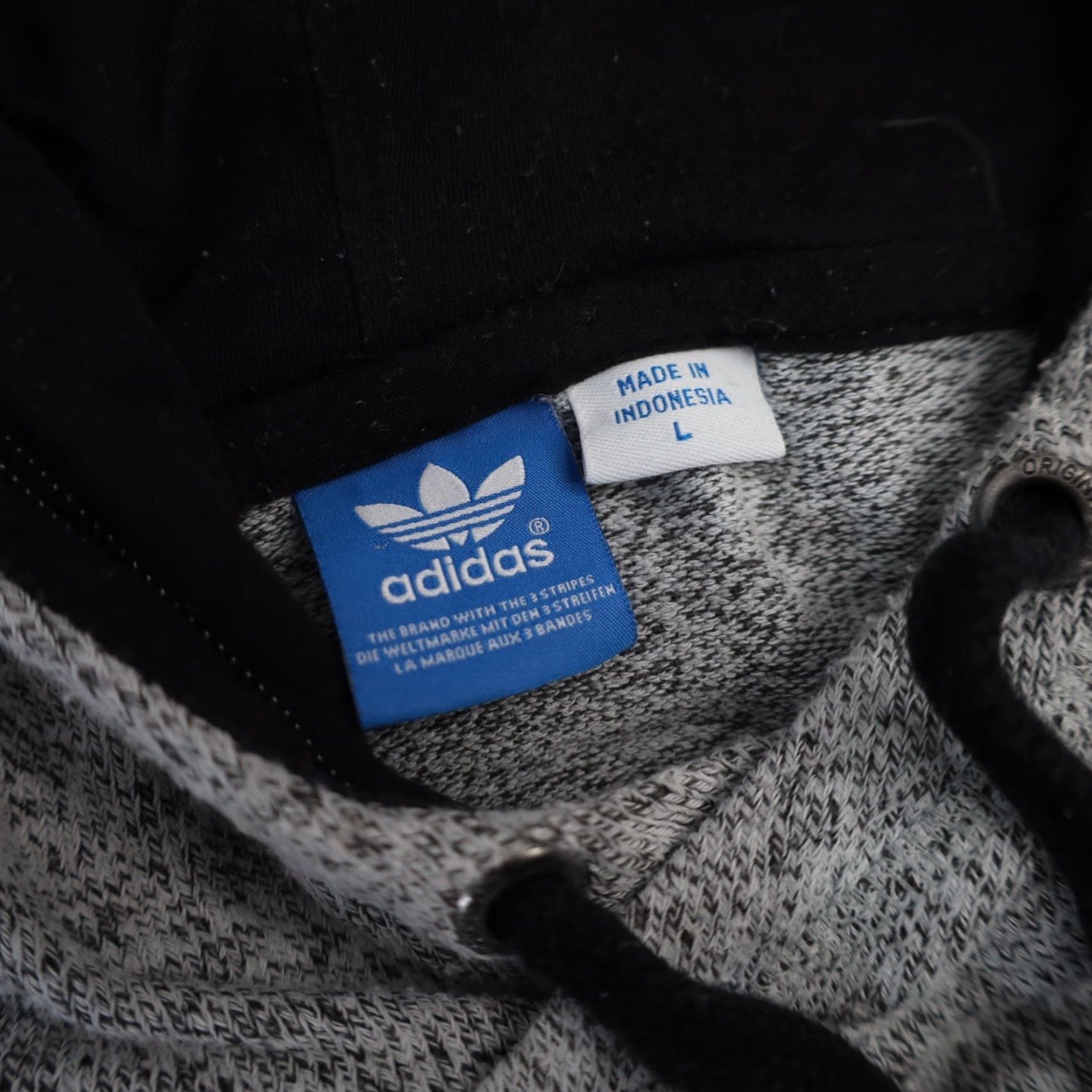Vintage Adidas Originals San Jose Quakes Hoodie Mens Large Gray Pullover Shirt Size US L / EU 52-54 / 3 - 5 Thumbnail