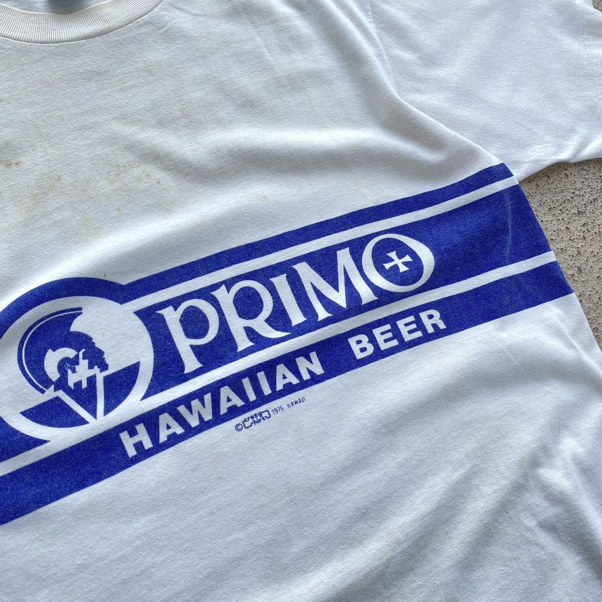 Vintage Vintage 70s Primo Hawaiian Beer t shirt Wraparound Hawaii Size US L / EU 52-54 / 3 - 7 Thumbnail