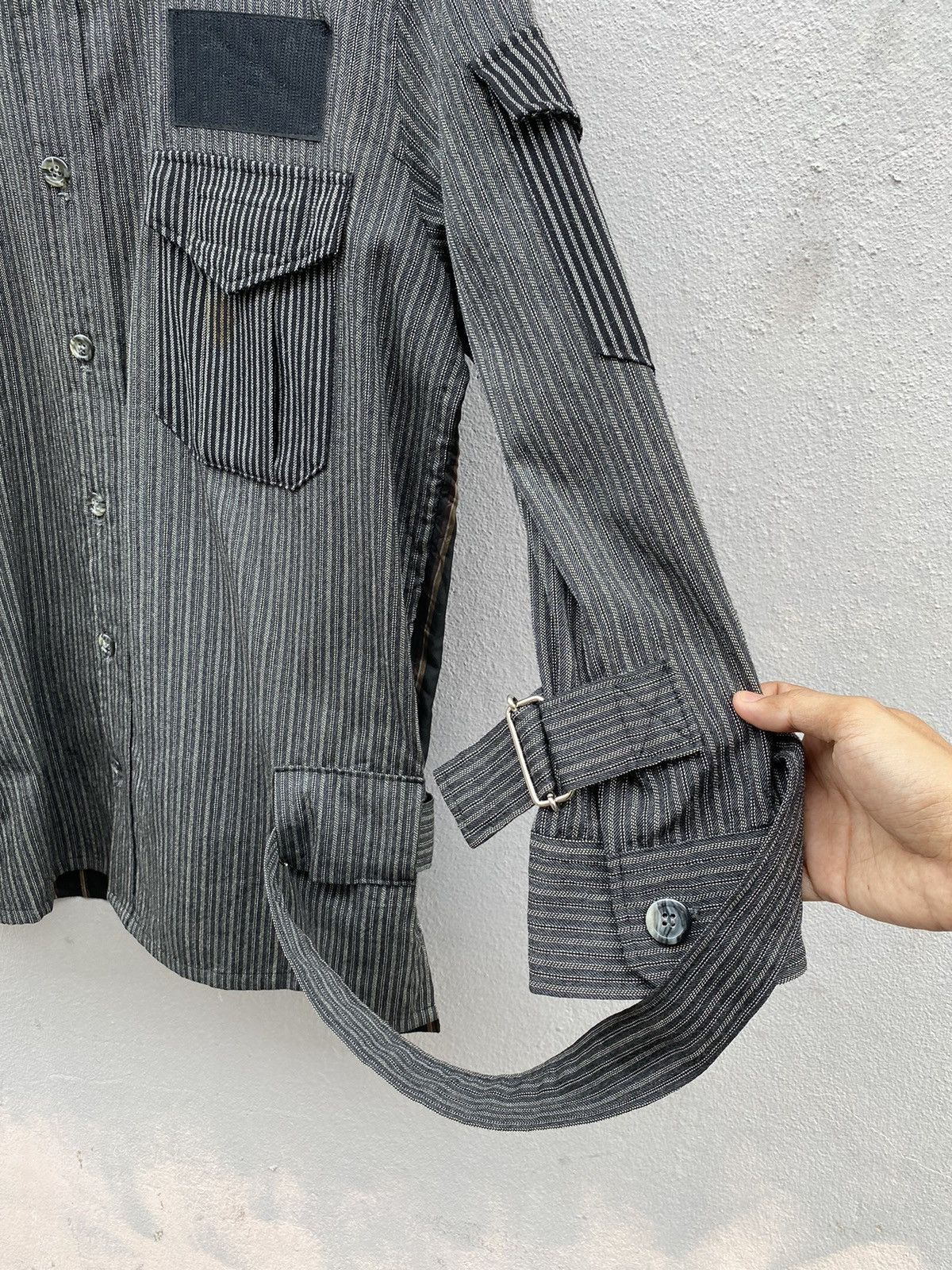 Japanese Brand × Seditionaries × Vintage Vintage 90s MILKBOY Bondage Hybrid Seditionaries/Punk Shirt Size US M / EU 48-50 / 2 - 11 Thumbnail