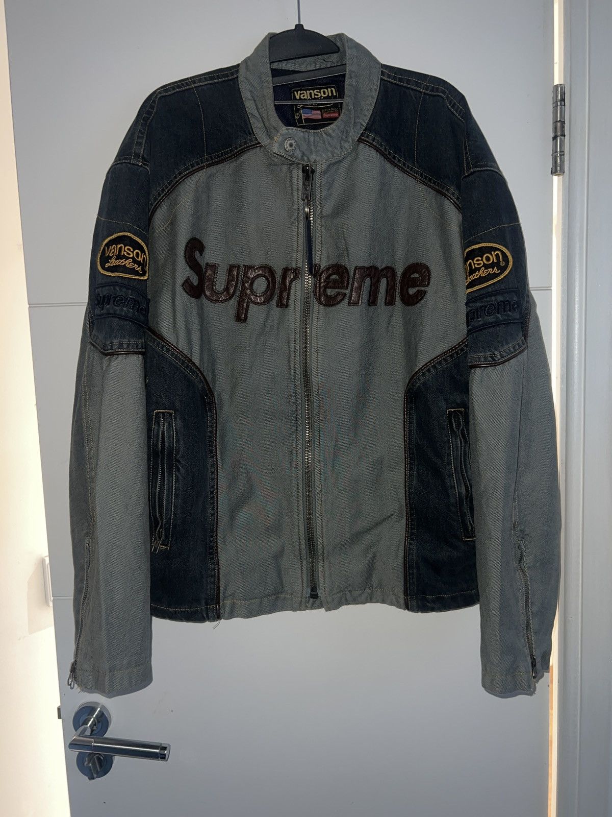 Supreme Supreme Vanson Leathers Cordura Cotton Jacket Size US L / EU 52-54 / 3 - 7 Thumbnail