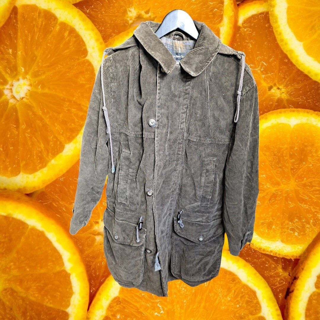 Calvin Klein Calvin Klein Sport Corduroy Barn Chore Coat Jacket Hooded Ut Size US S / EU 44-46 / 1 - 2 Thumbnail