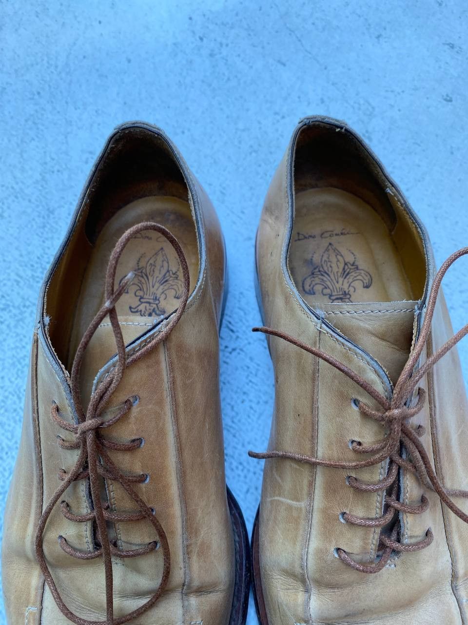 If Six Was Nine Italian Vintage Guidi style Leather Faded Shoes Size US 8 / EU 41 - 21 Thumbnail