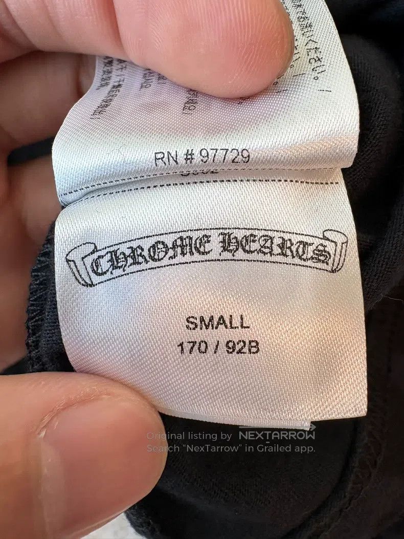 Chrome Hearts CHROME HEARTS Size S Letter dark pattern printed round neck Size US S / EU 44-46 / 1 - 3 Thumbnail