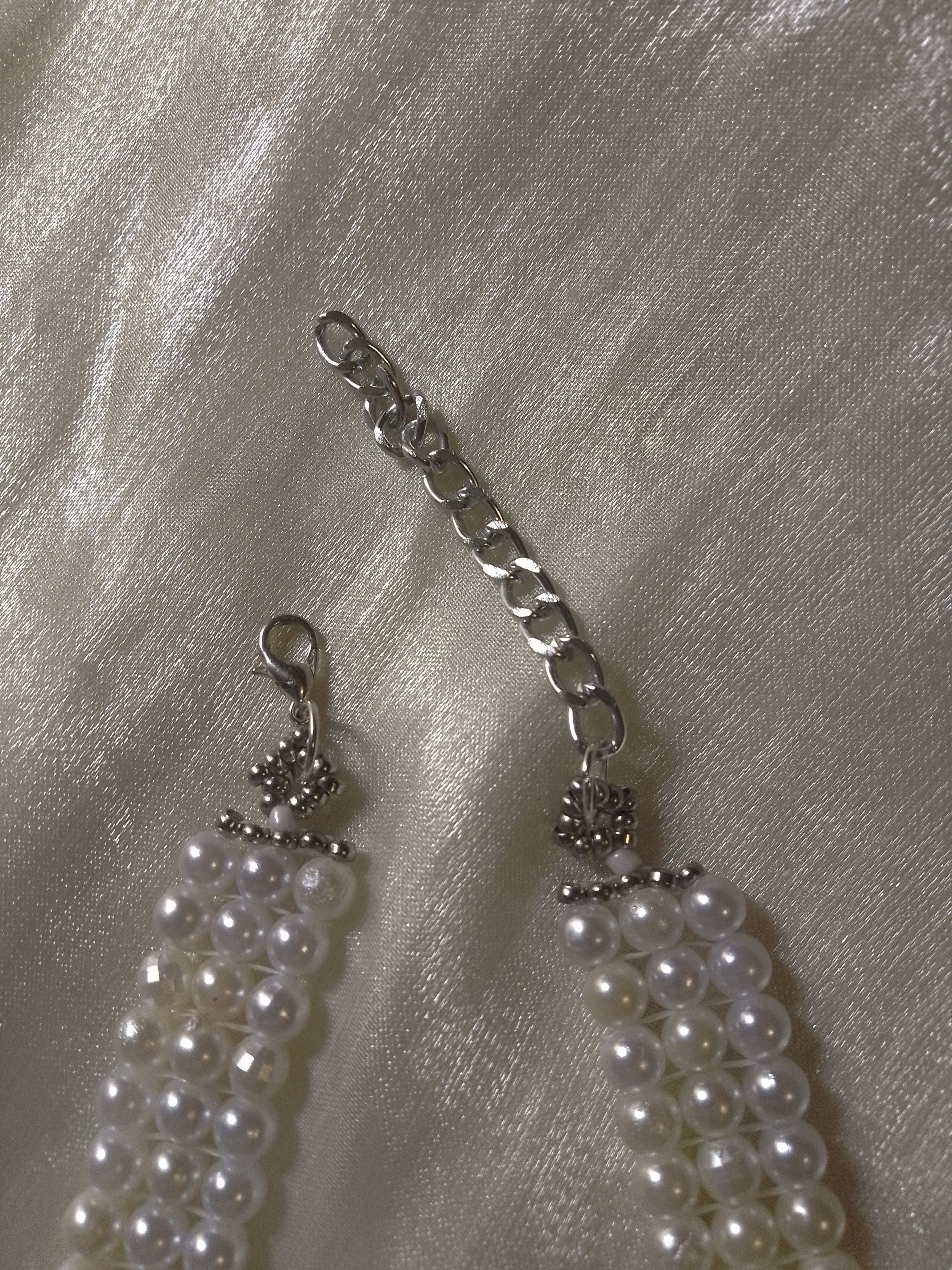 Other Pearls Choker Rose quartz Victorian Vintage style Size ONE SIZE - 4 Thumbnail