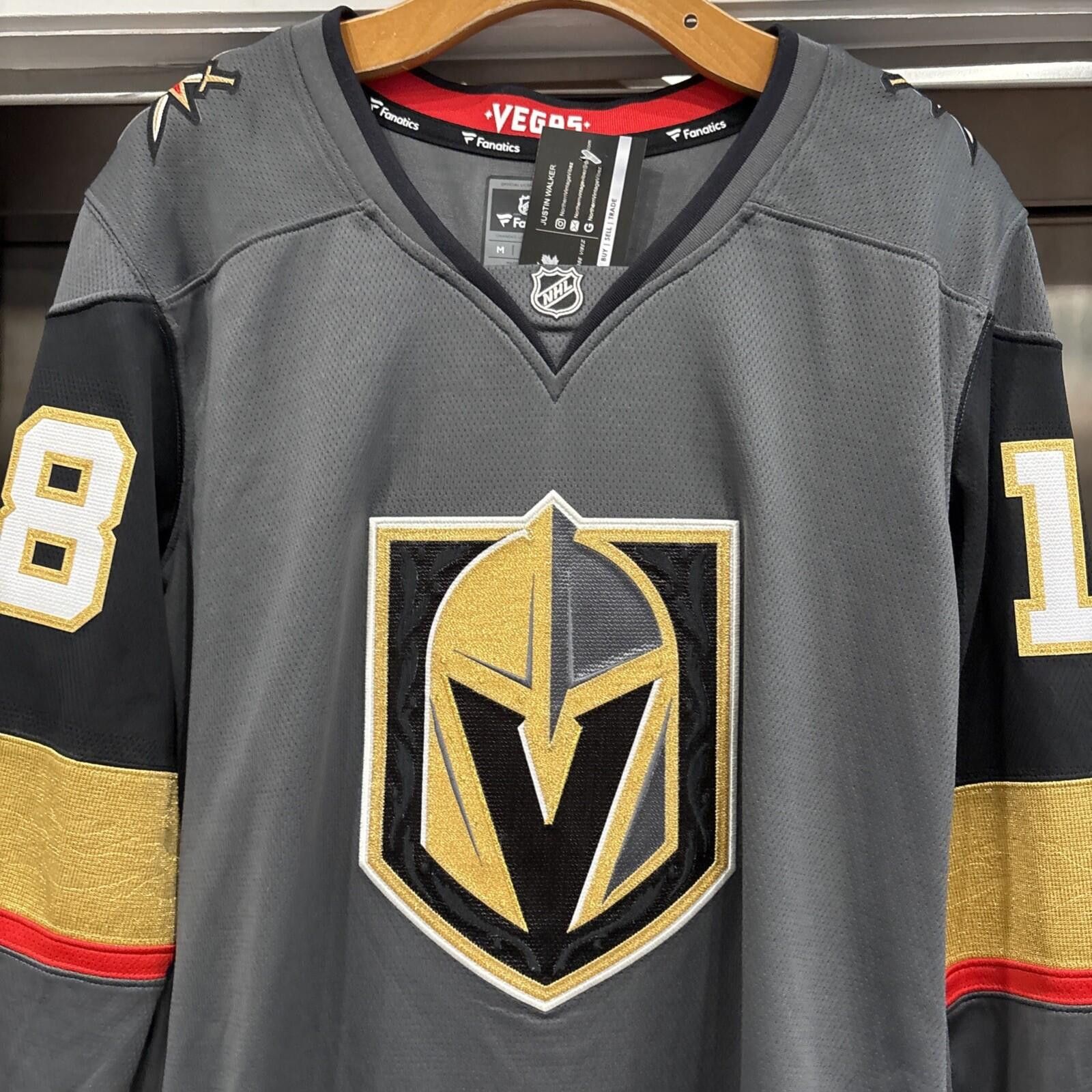 Other Fanatics Vegas Golden Knights #18 Neal NHL Men's Jersey Gray Size ONE SIZE - 2 Thumbnail